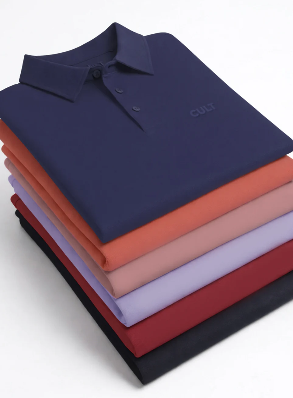 Men's Black Soft Form Classic Polo T-shirt - Image 9