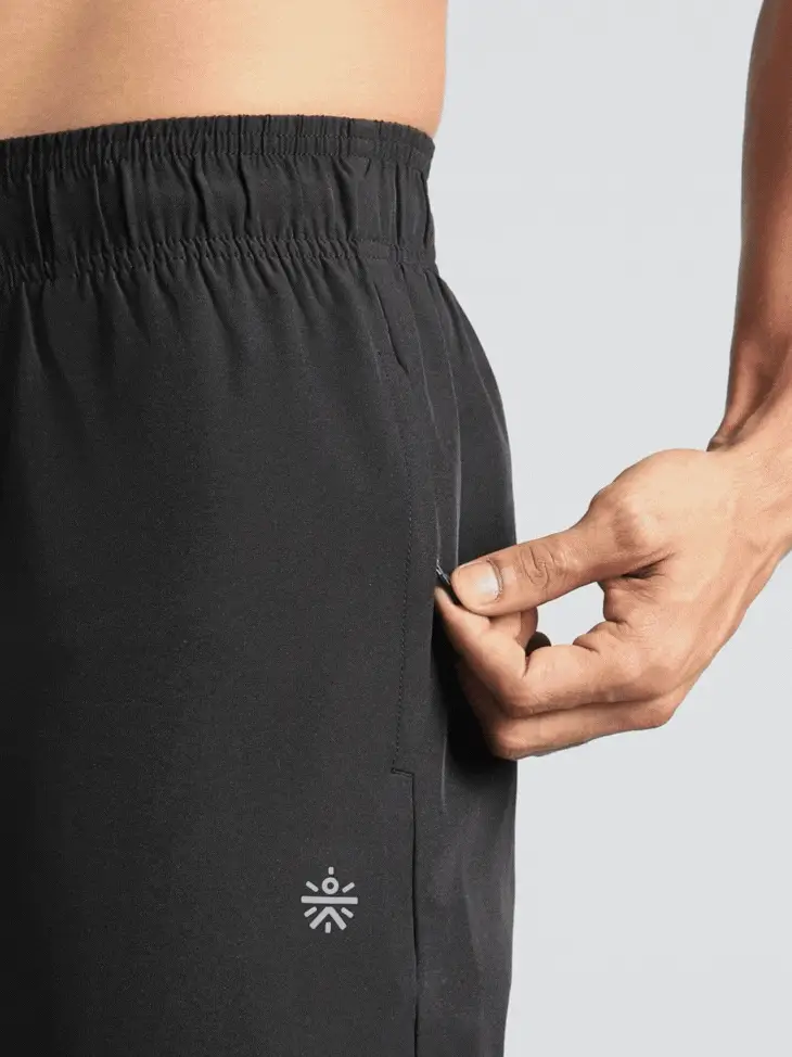 Men's Black Speed Run Trackpants - Image 7