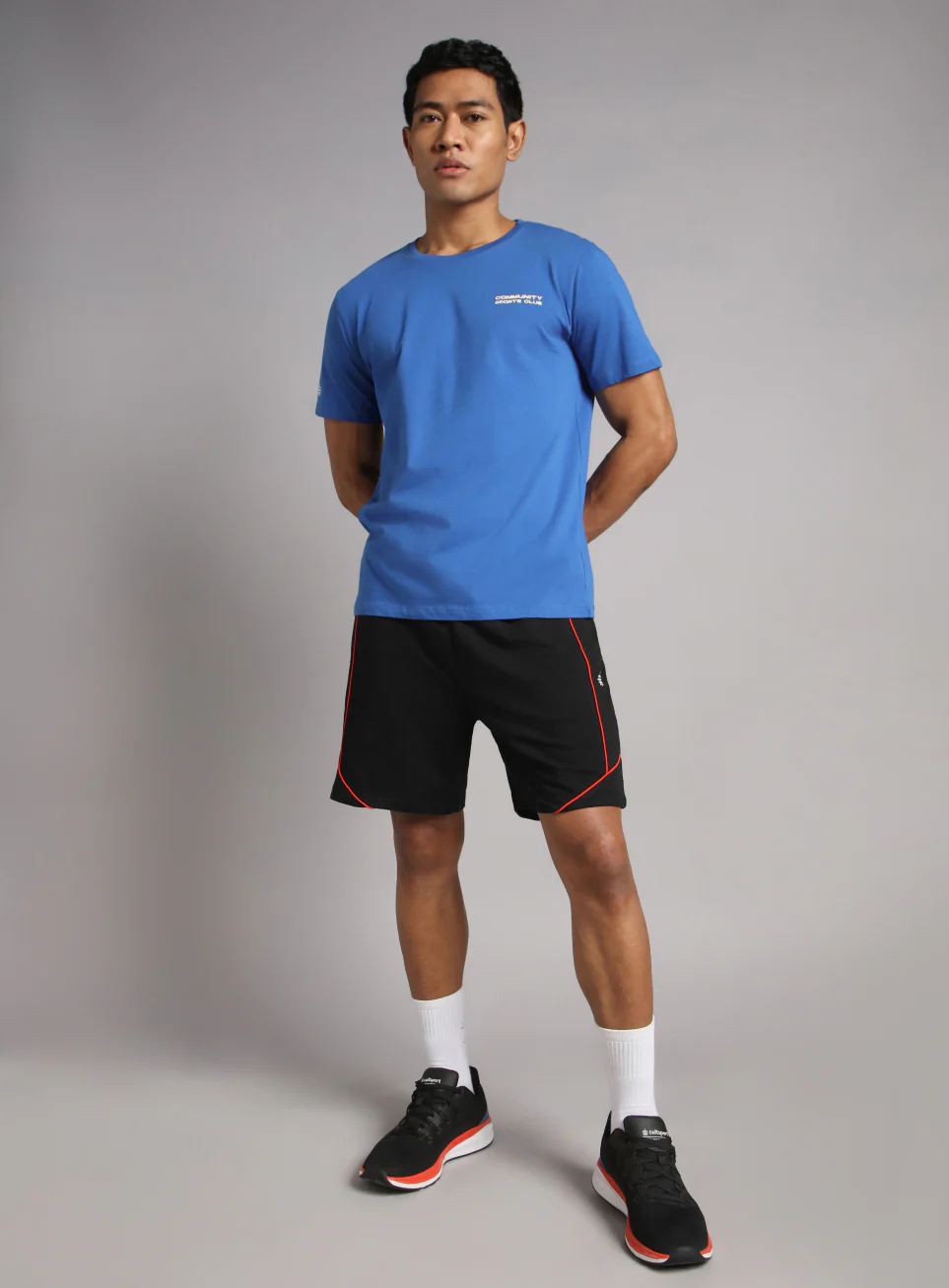 Men's Black Sports Club Shorts - Image 3