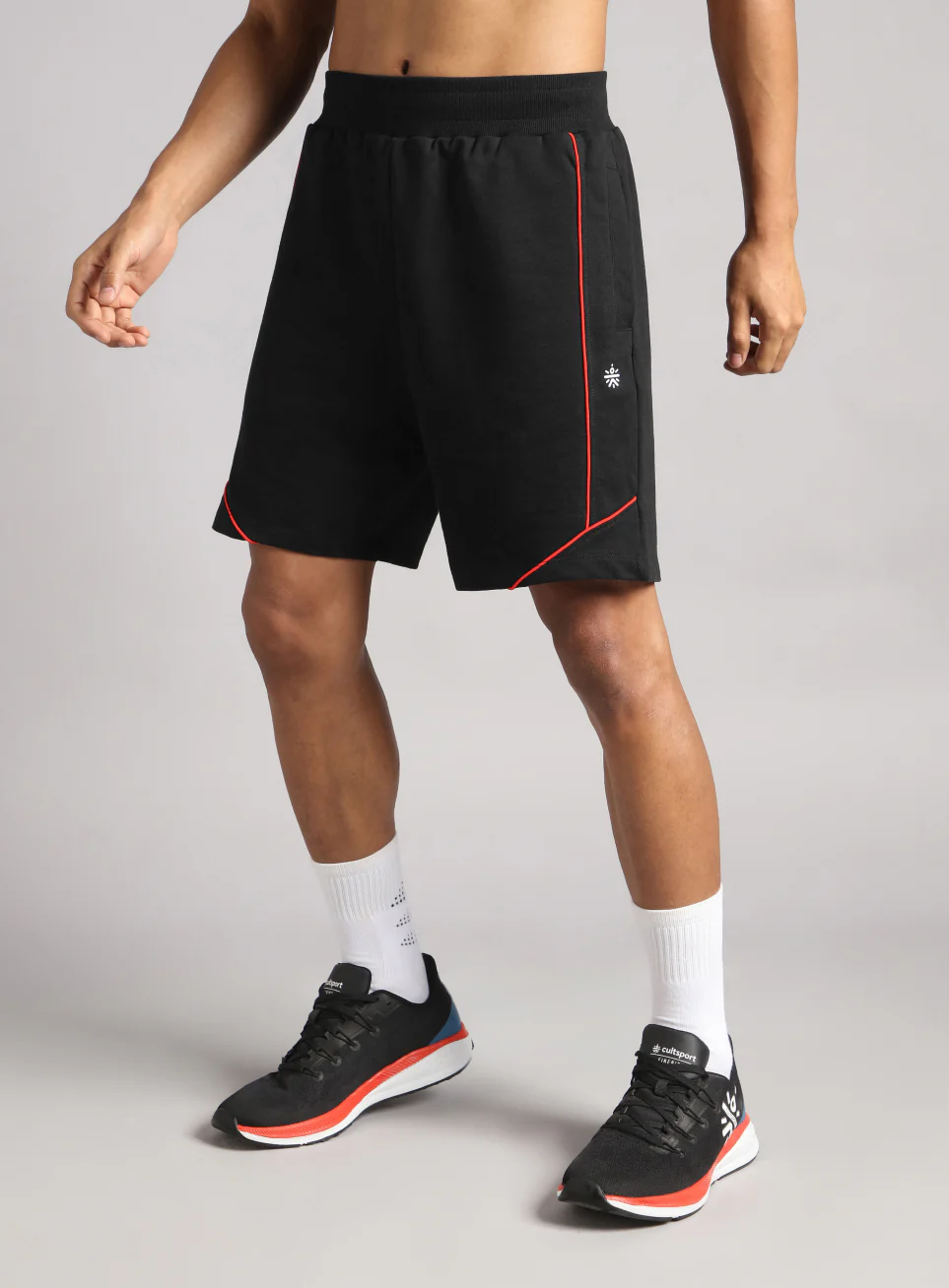 Men's Black Sports Club Shorts - Image 5