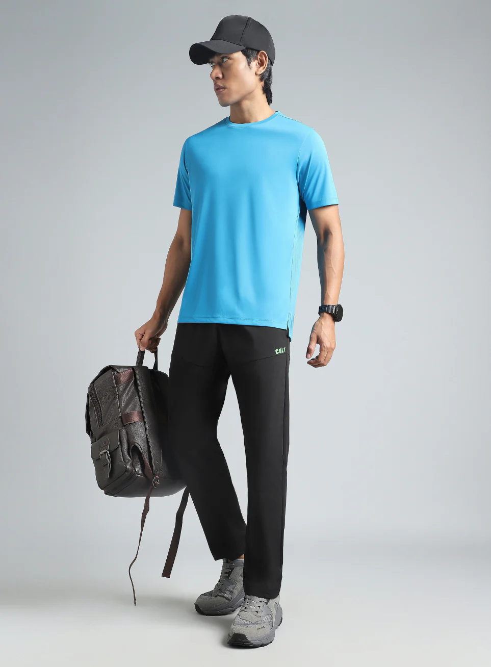 Men's Black Trail Blaze Outdoor Trackpants - Image 2