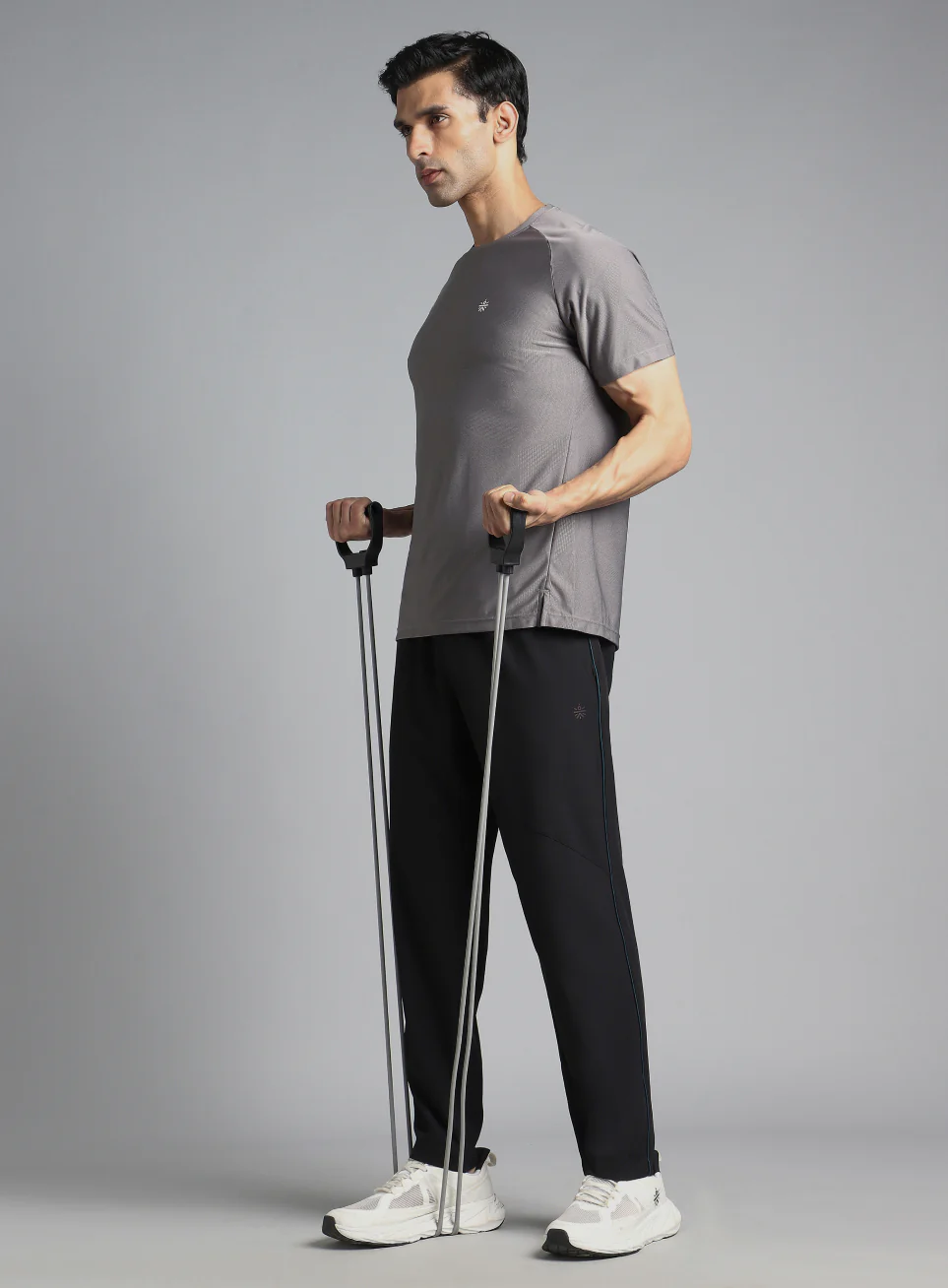 Men's Black Train All Format Trackpants - Image 2