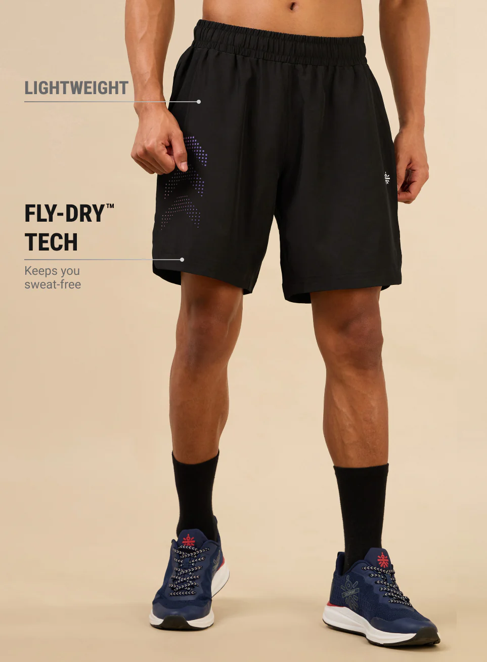Men's Black Train Impact Shorts - Image 4