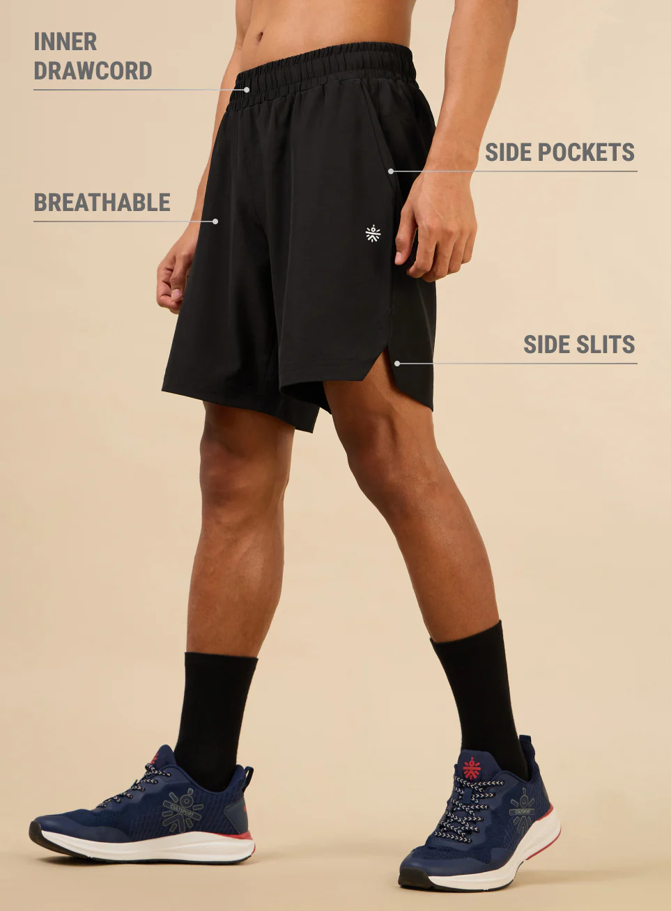 Men's Black Train Impact Shorts - Image 5