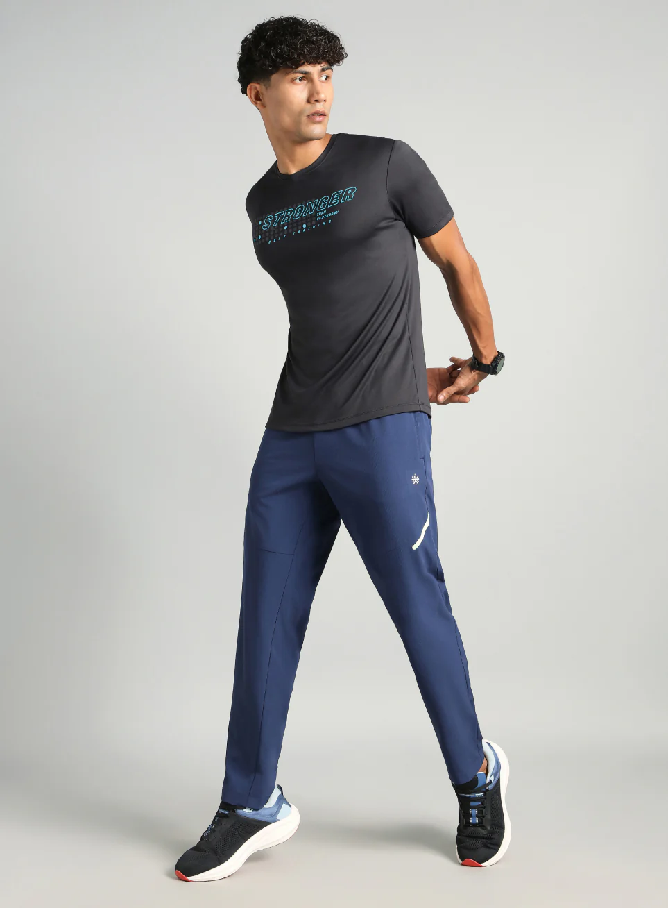 Men's Black Train Stronger T-shirt - Image 2