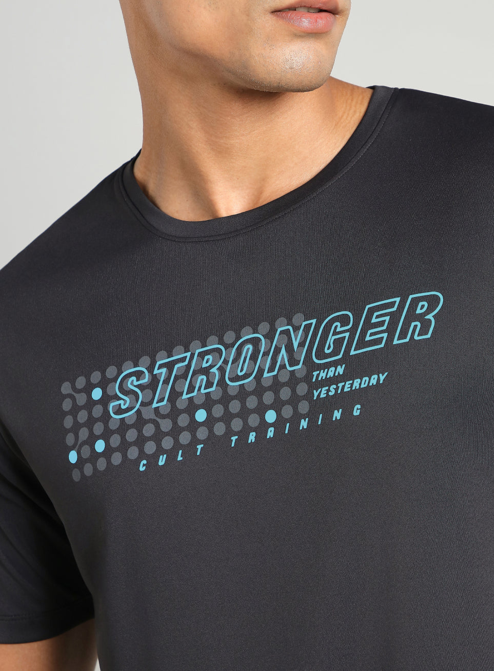 Men's Black Train Stronger T-shirt - Image 7