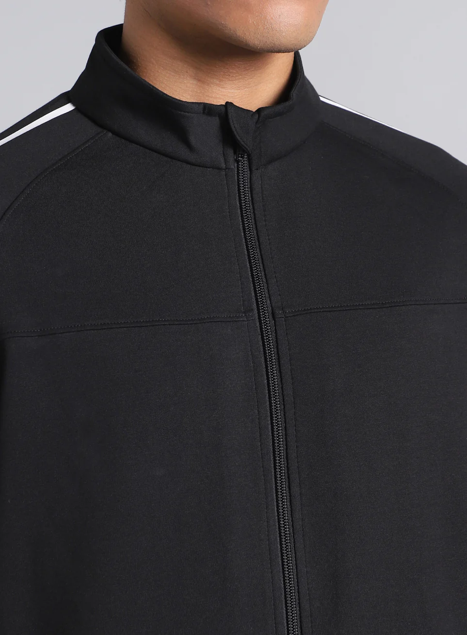 Men's Black Training Essential Mid Layer Jacket - Image 7