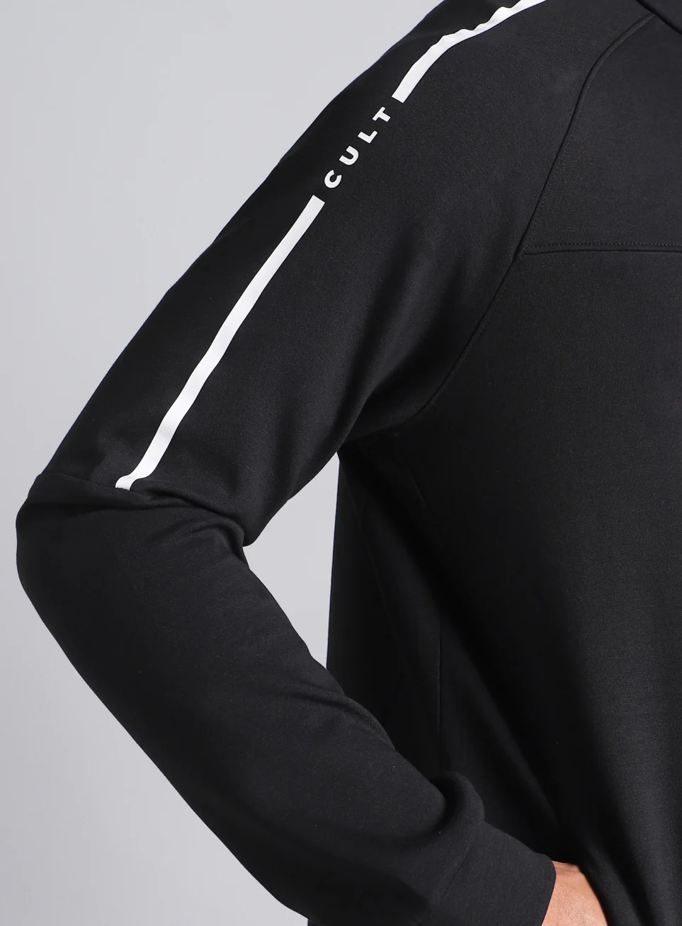 Men's Black Training Essential Mid Layer Jacket - Image 9