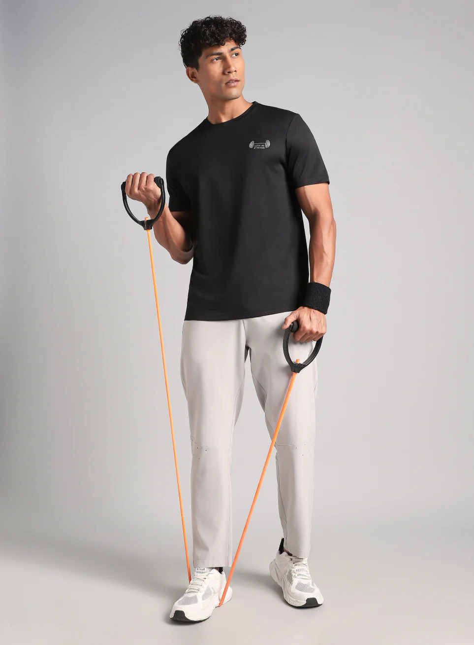 Men's Black Training Graphic T-Shirt - Image 3