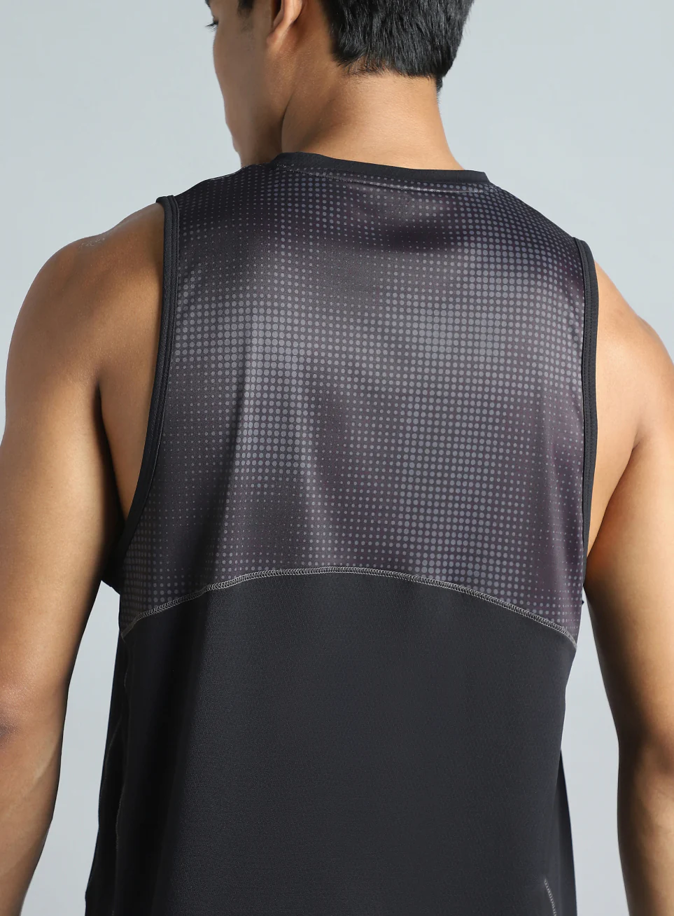 Men's Black Training Muscle Tank - Image 6
