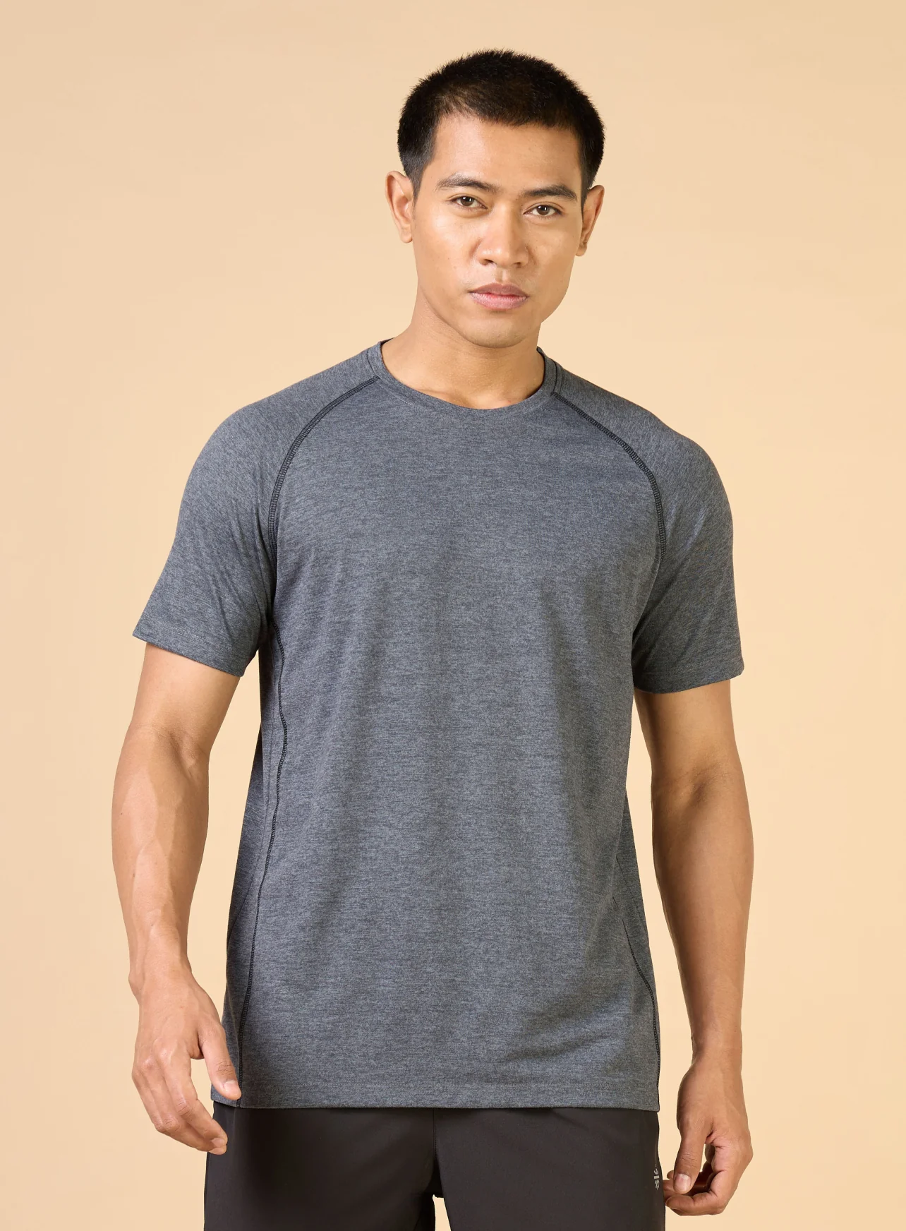 Men's Black Training Sculpted COMFORTech T-shirt - Image 4