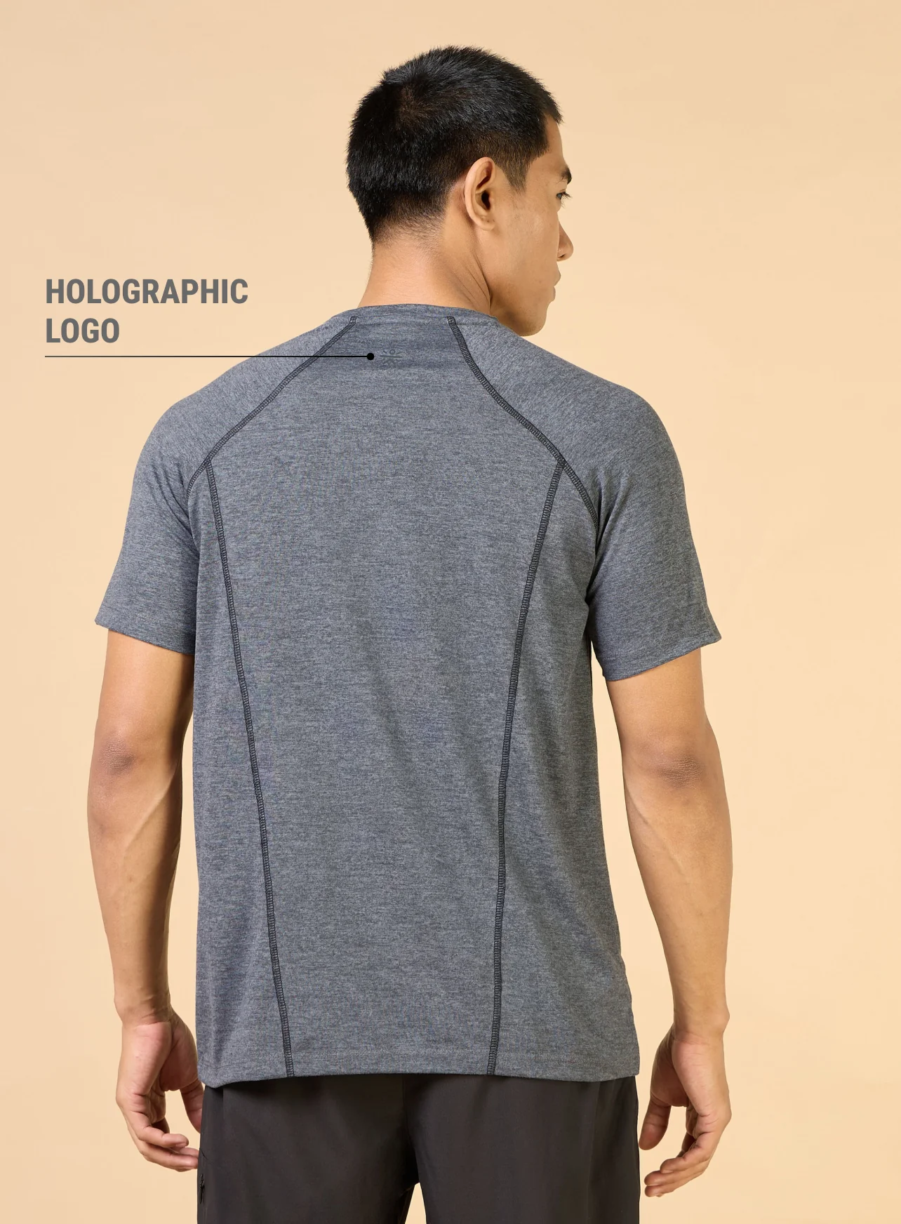 Men's Black Training Sculpted COMFORTech T-shirt - Image 6