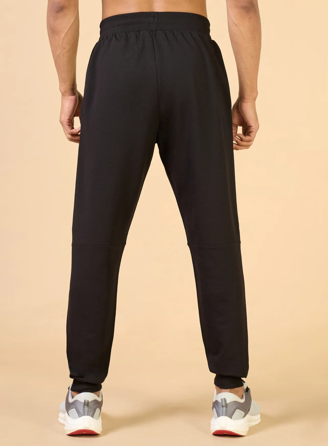 Men's Black Training Sculpted Joggers - Image 6