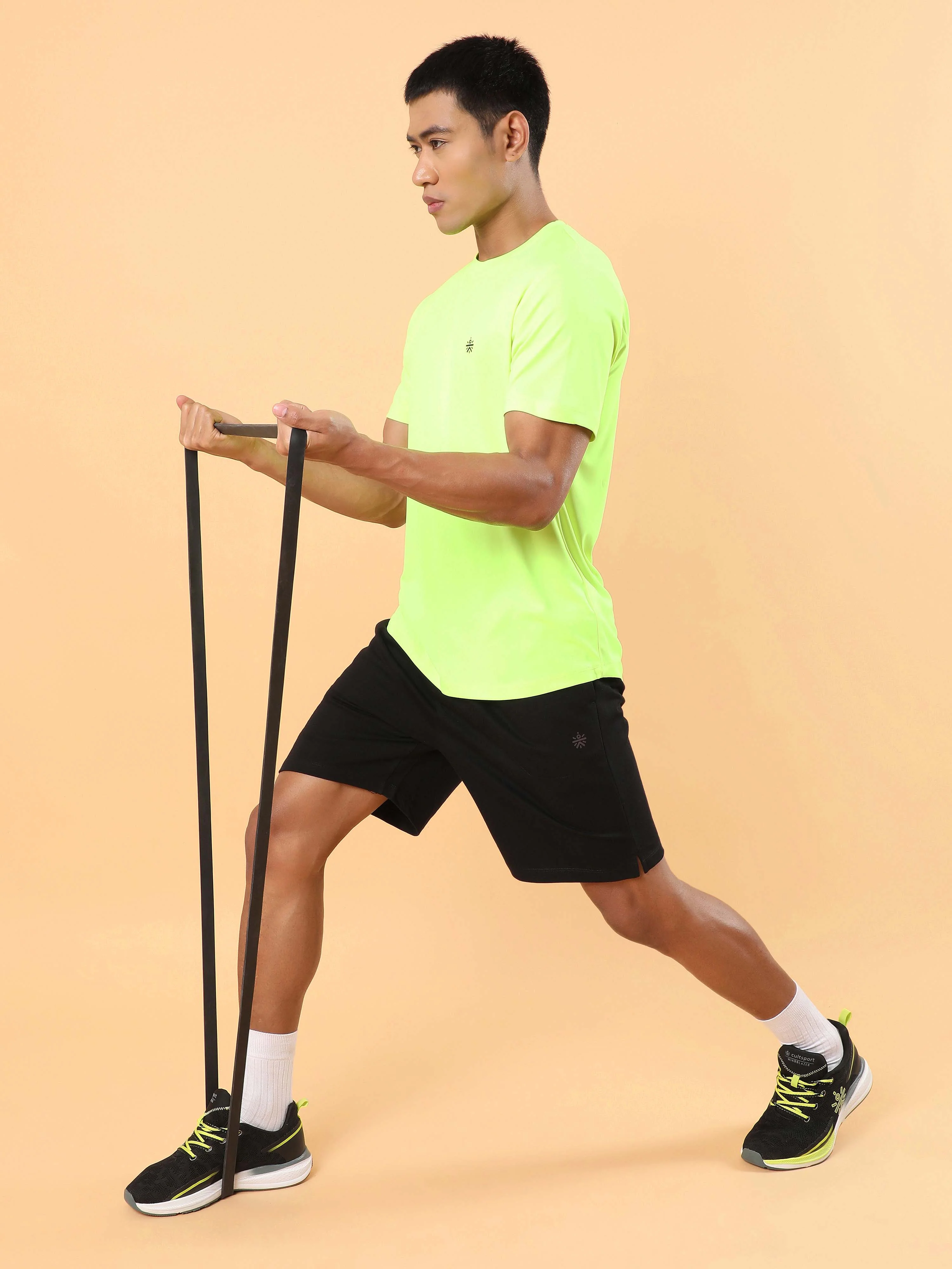 Men's Black Training Sculpted Shorts - Image 3