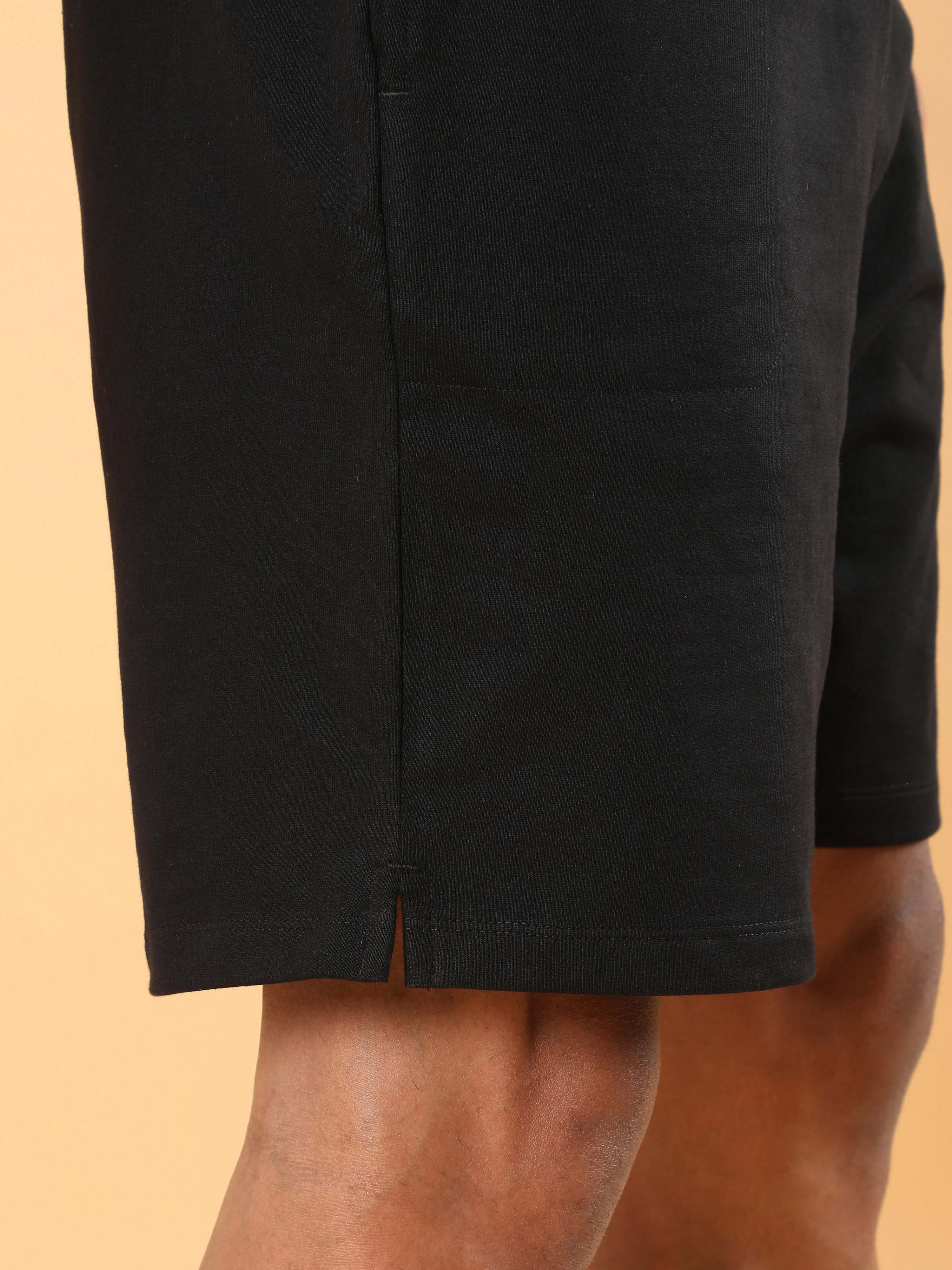 Men's Black Training Sculpted Shorts - Image 8