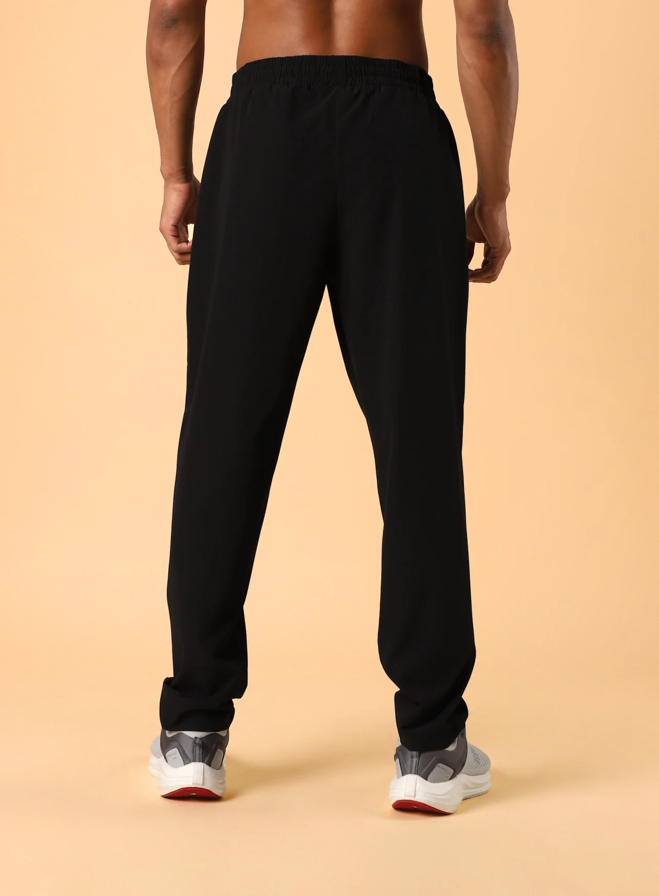 Men's Black Training Sculpted Trackpants - Image 6