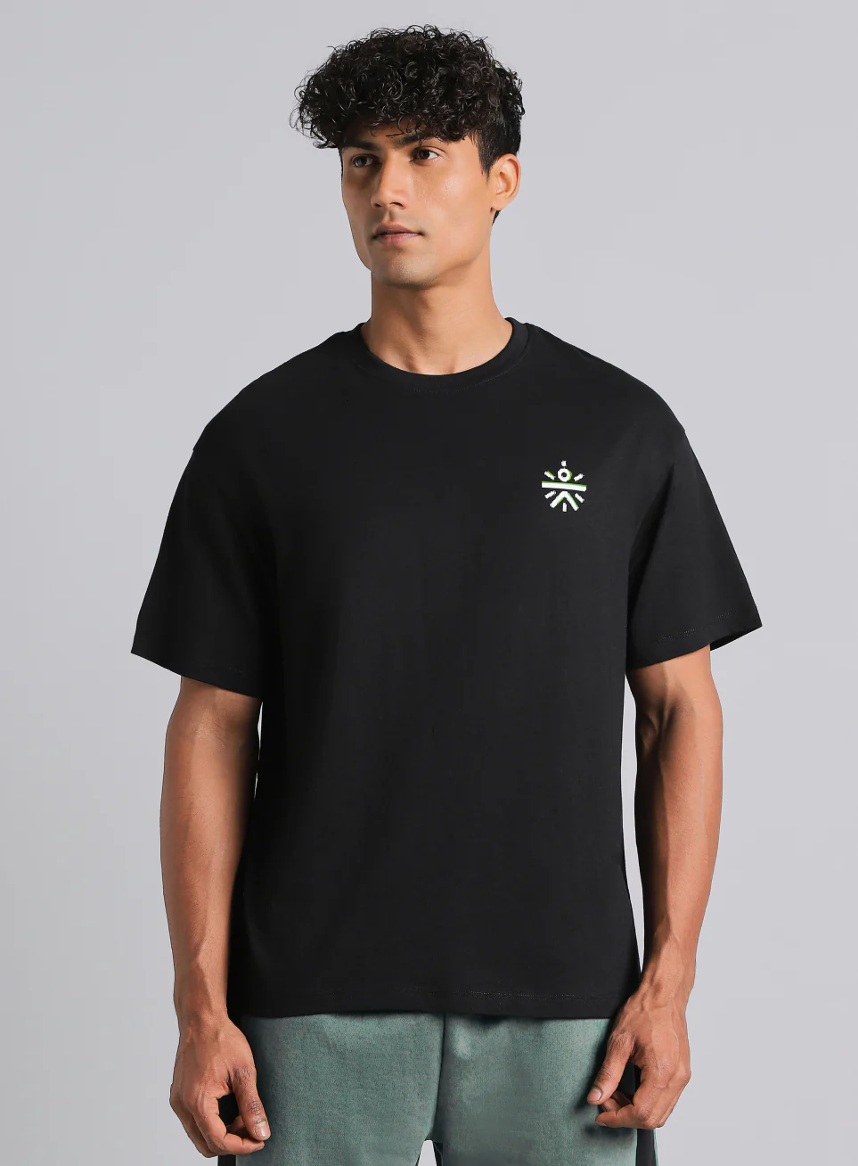 Men's Black True Athletics Graphic Relaxed Fit T-shirt - Image 4