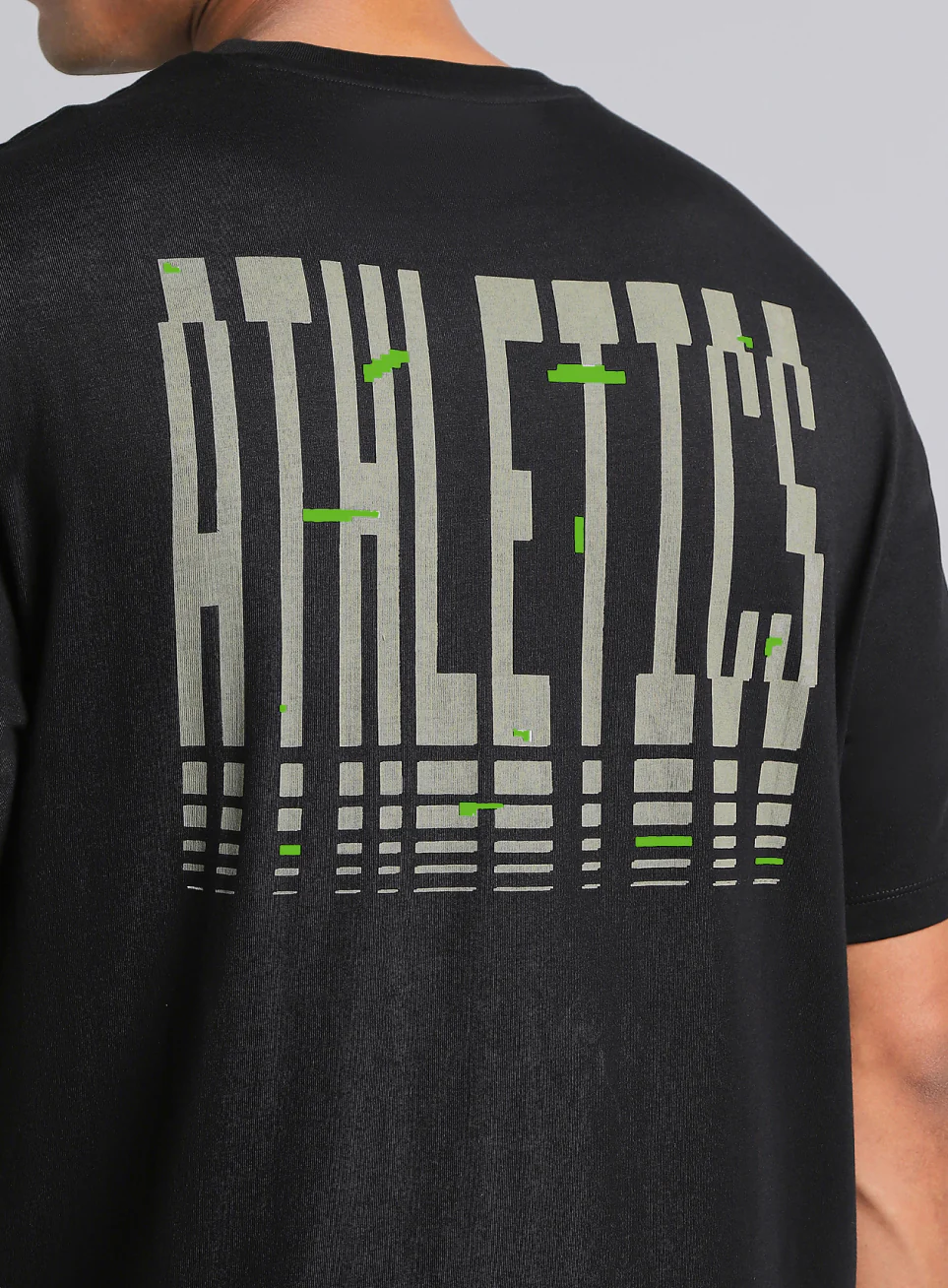 Men's Black True Athletics Graphic Relaxed Fit T-shirt - Image 7