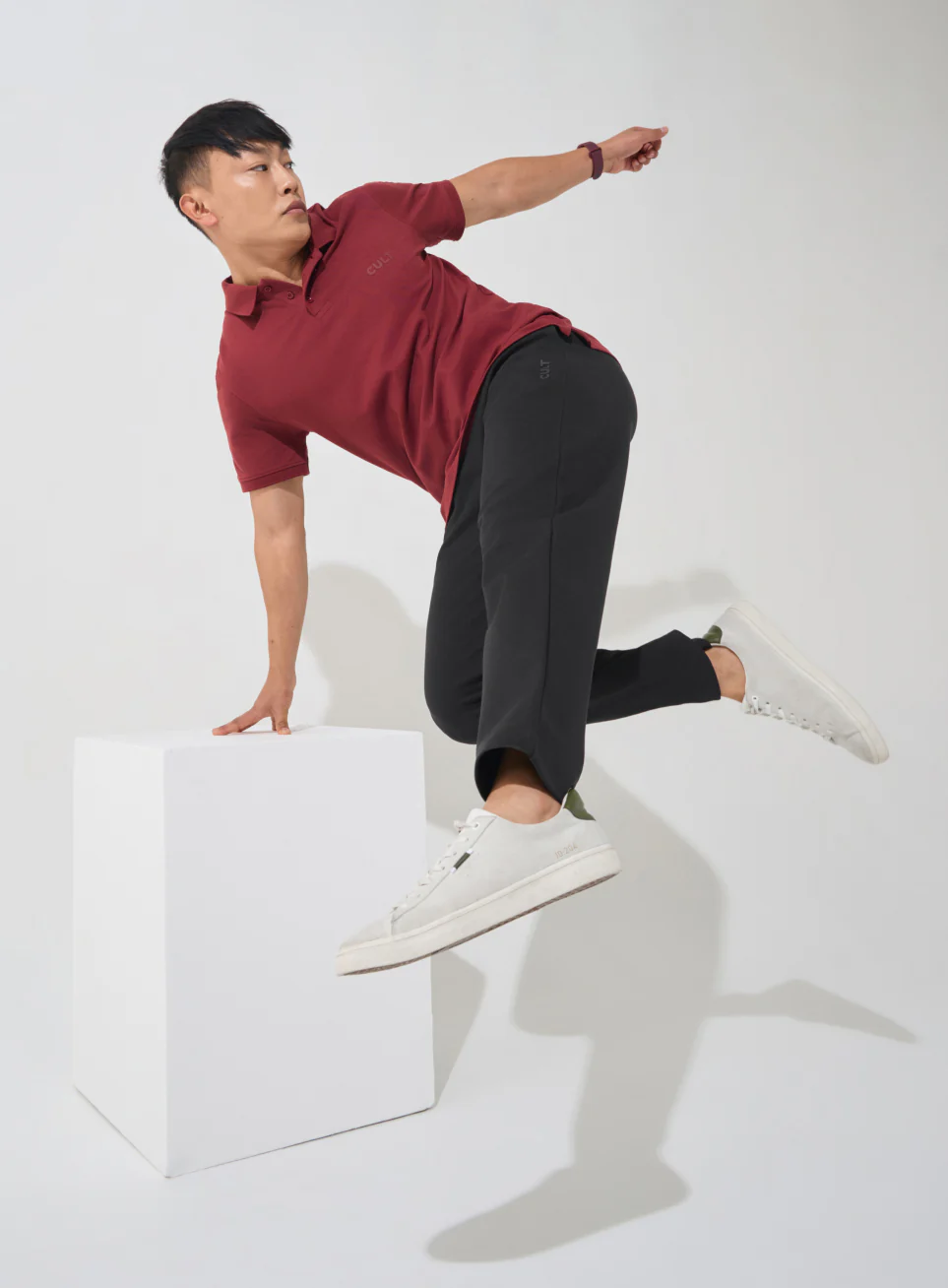 Men's Black Ultra Luxe Classic Trackpants - Image 2