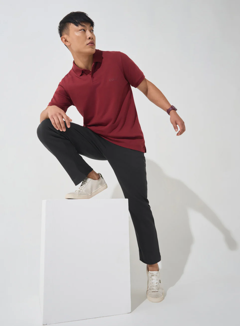 Men's Black Ultra Luxe Classic Trackpants - Image 3