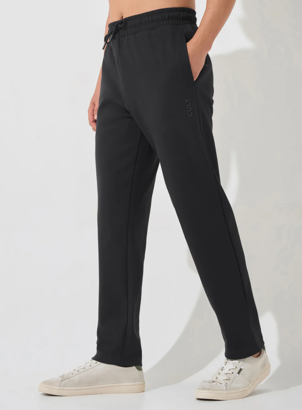 Men's Black Ultra Luxe Classic Trackpants - Image 5