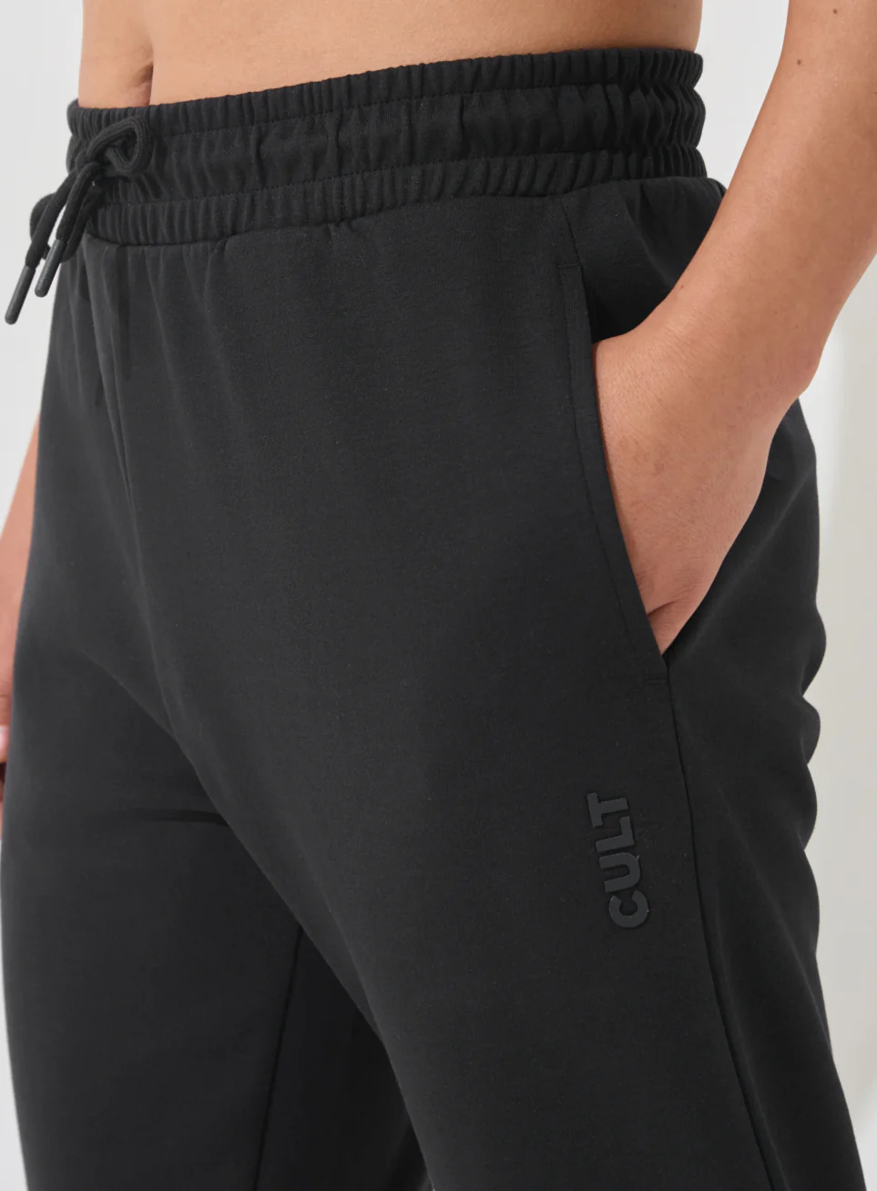 Men's Black Ultra Luxe Classic Trackpants - Image 7