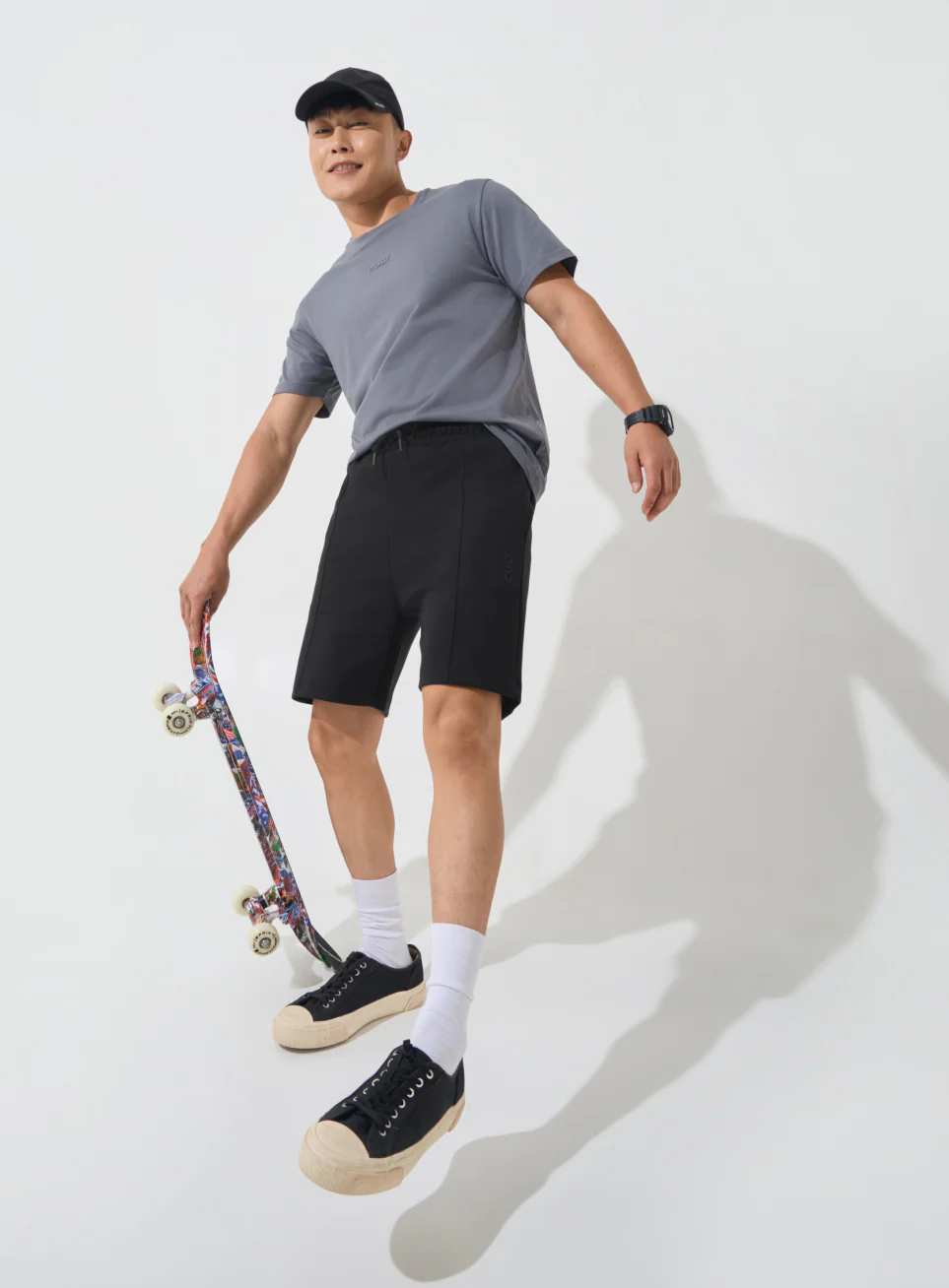Men's Black Ultra Luxe Tailored Shorts - Image 2