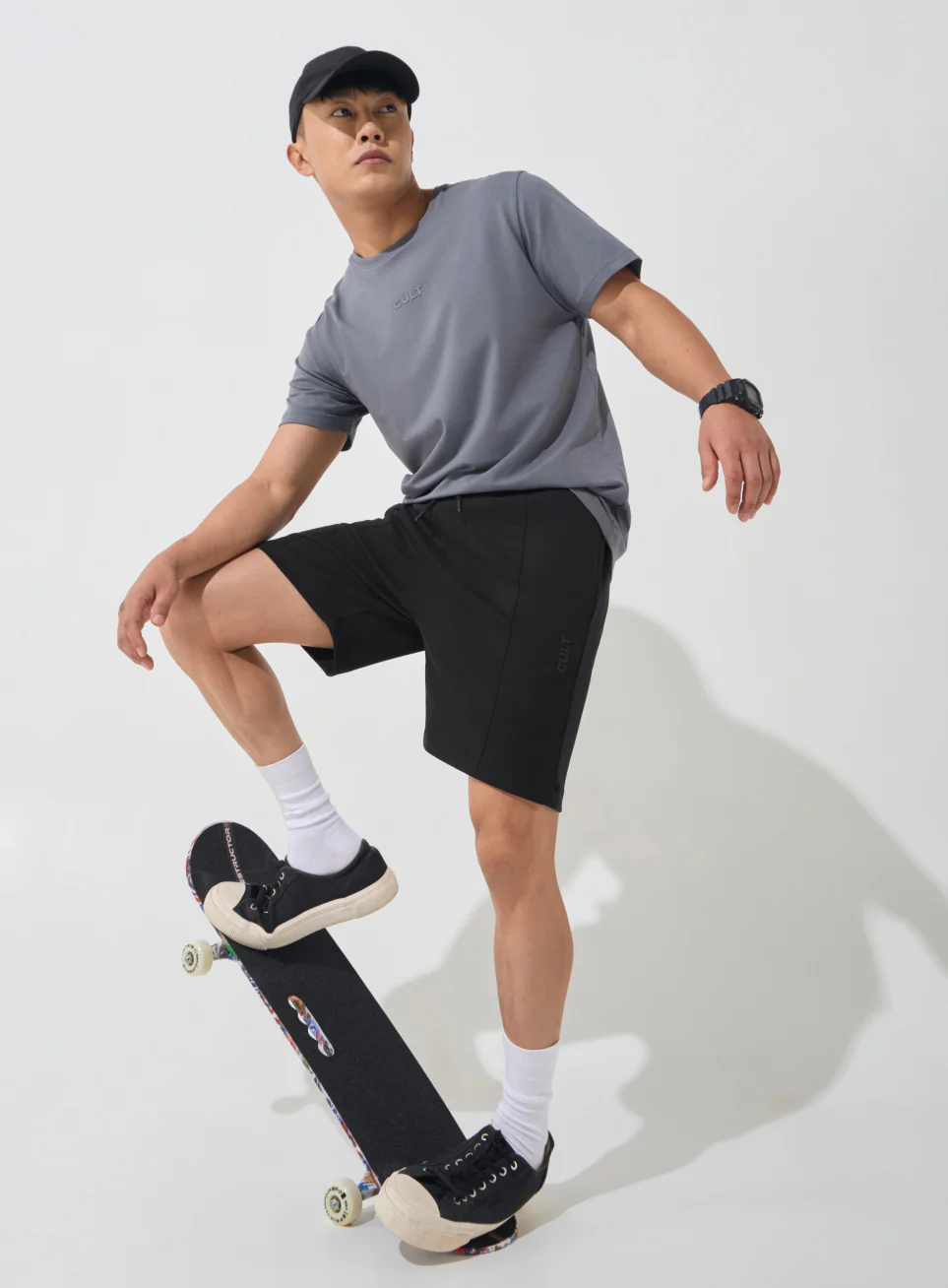 Men's Black Ultra Luxe Tailored Shorts - Image 3