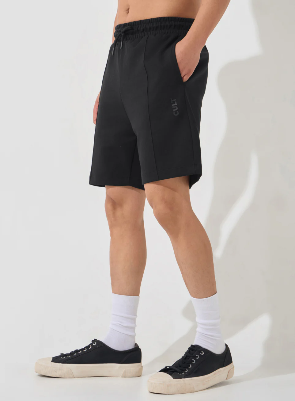 Men's Black Ultra Luxe Tailored Shorts - Image 5