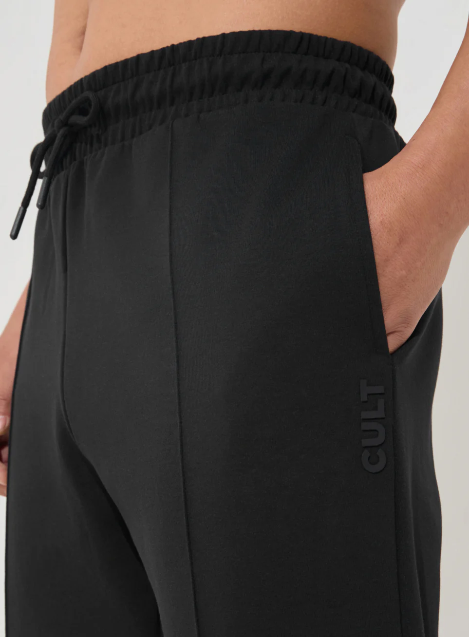 Men's Black Ultra Luxe Tailored Trackpants - Image 7