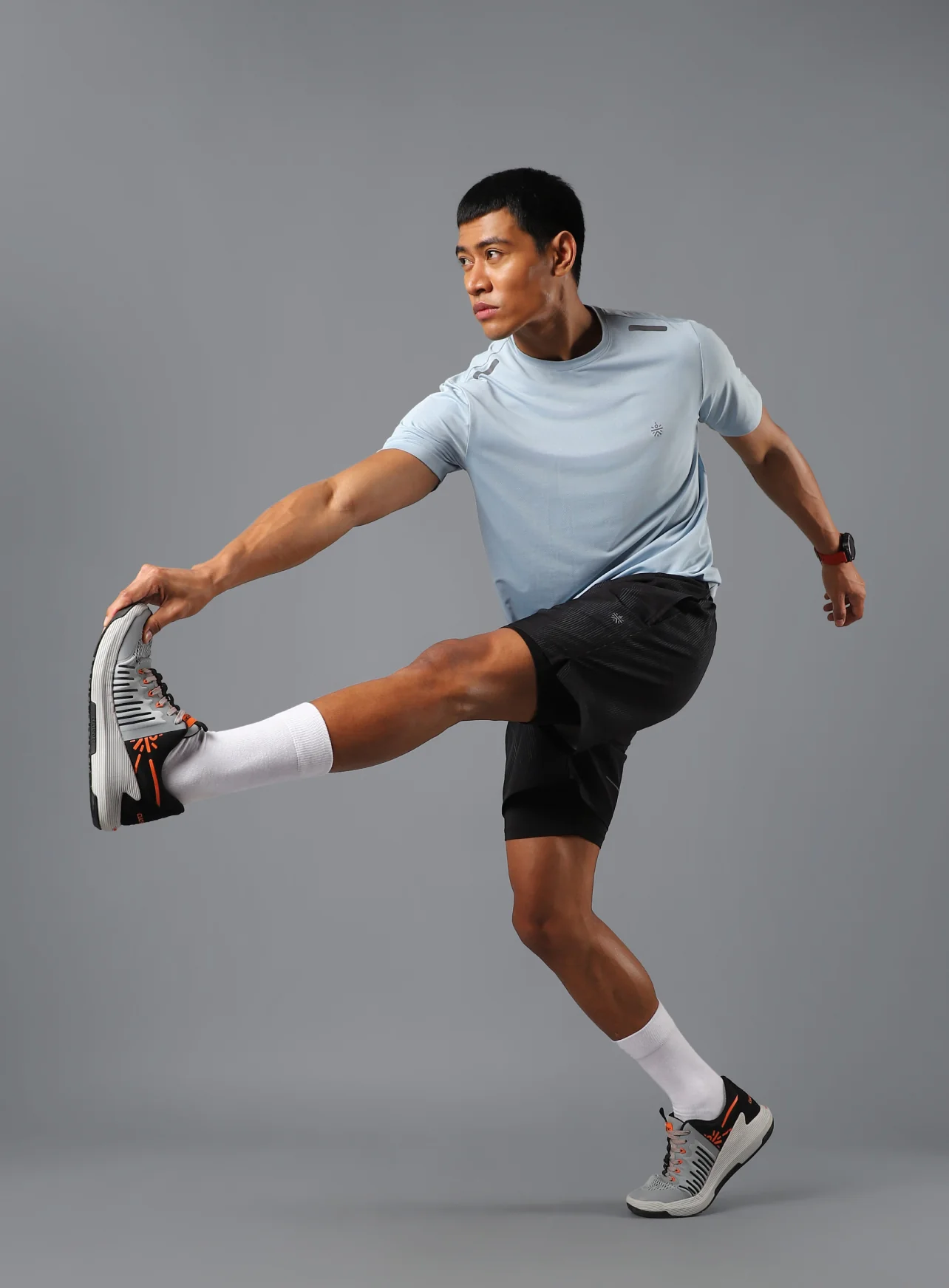 Men's Black Urban Camo Run Built-in Shorts - Image 2