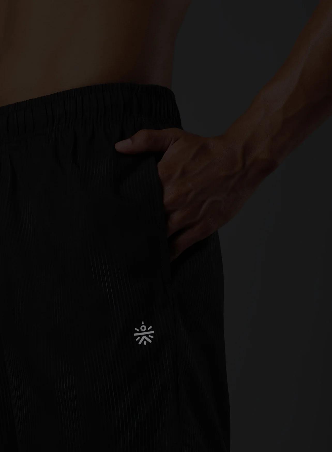 Men's Black Urban Camo Run Built-in Shorts - Image 9