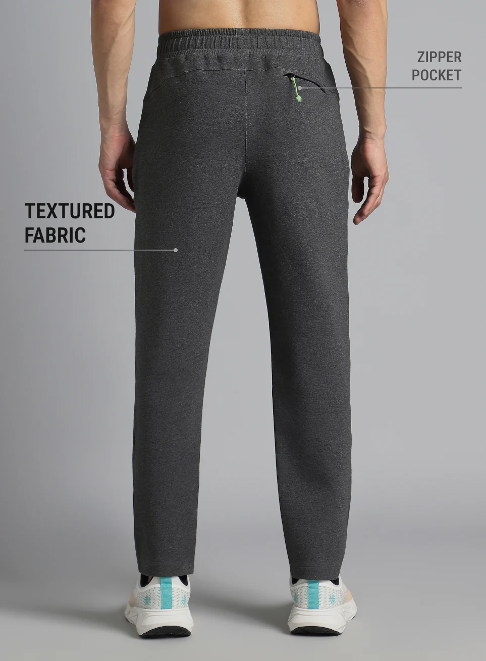 Men's Black Urban Comfort Travel Pants - Image 6