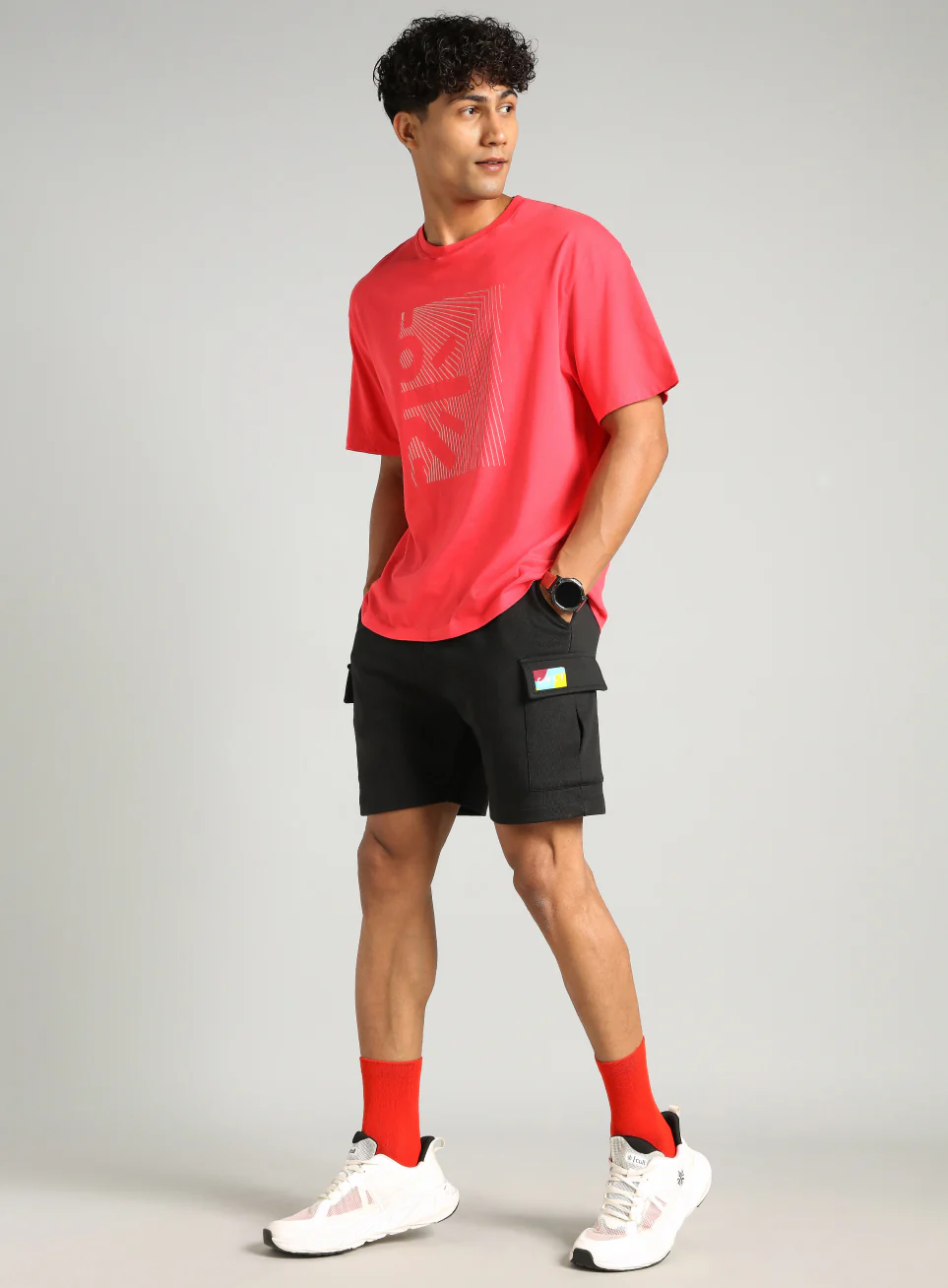 Men's Black Utility Classic Shorts - Image 2