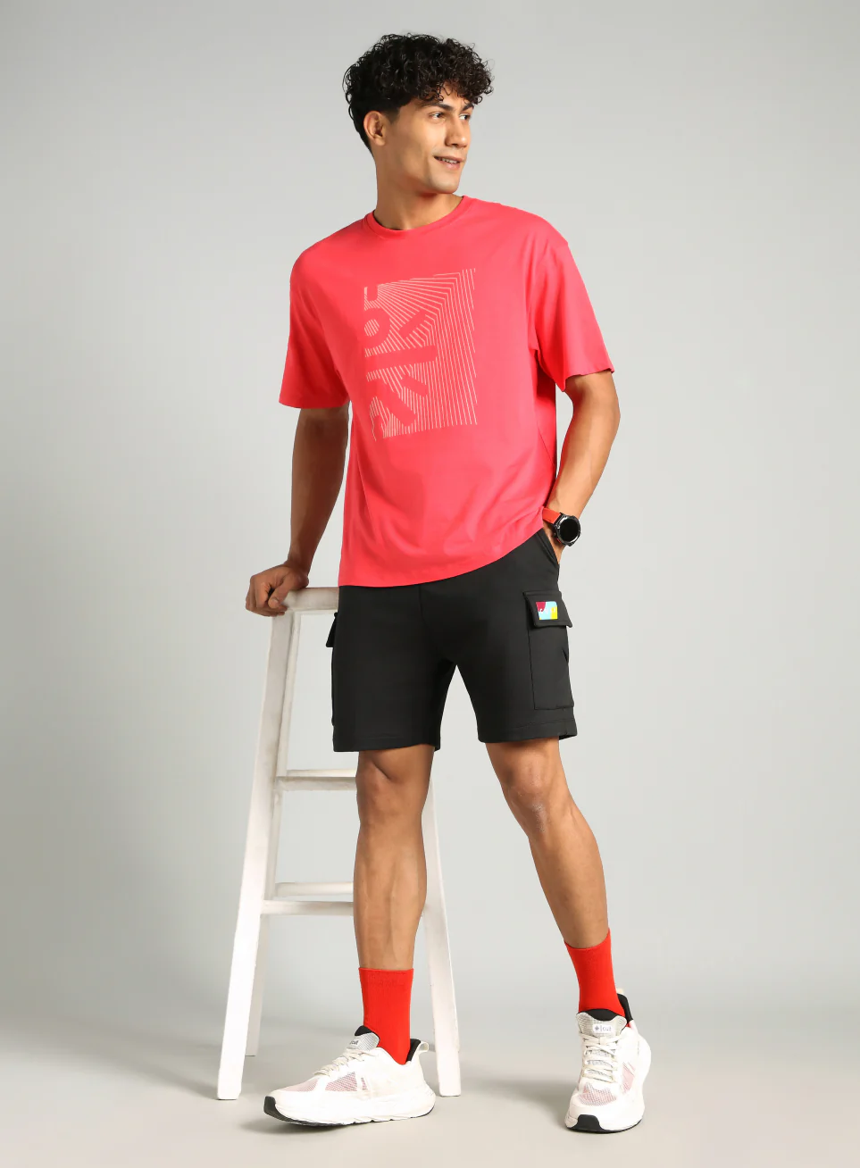 Men's Black Utility Classic Shorts - Image 3