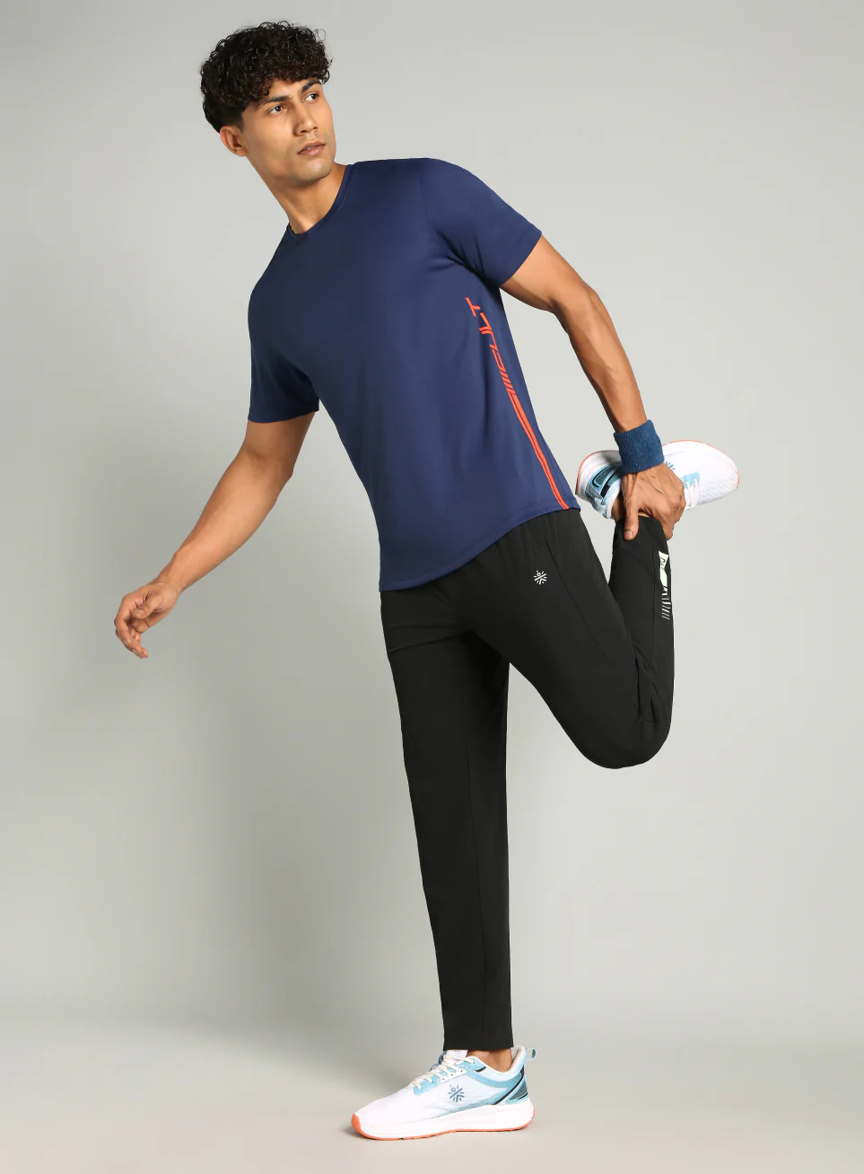 Men's Black Warm Up Training T-shirt - Image 2