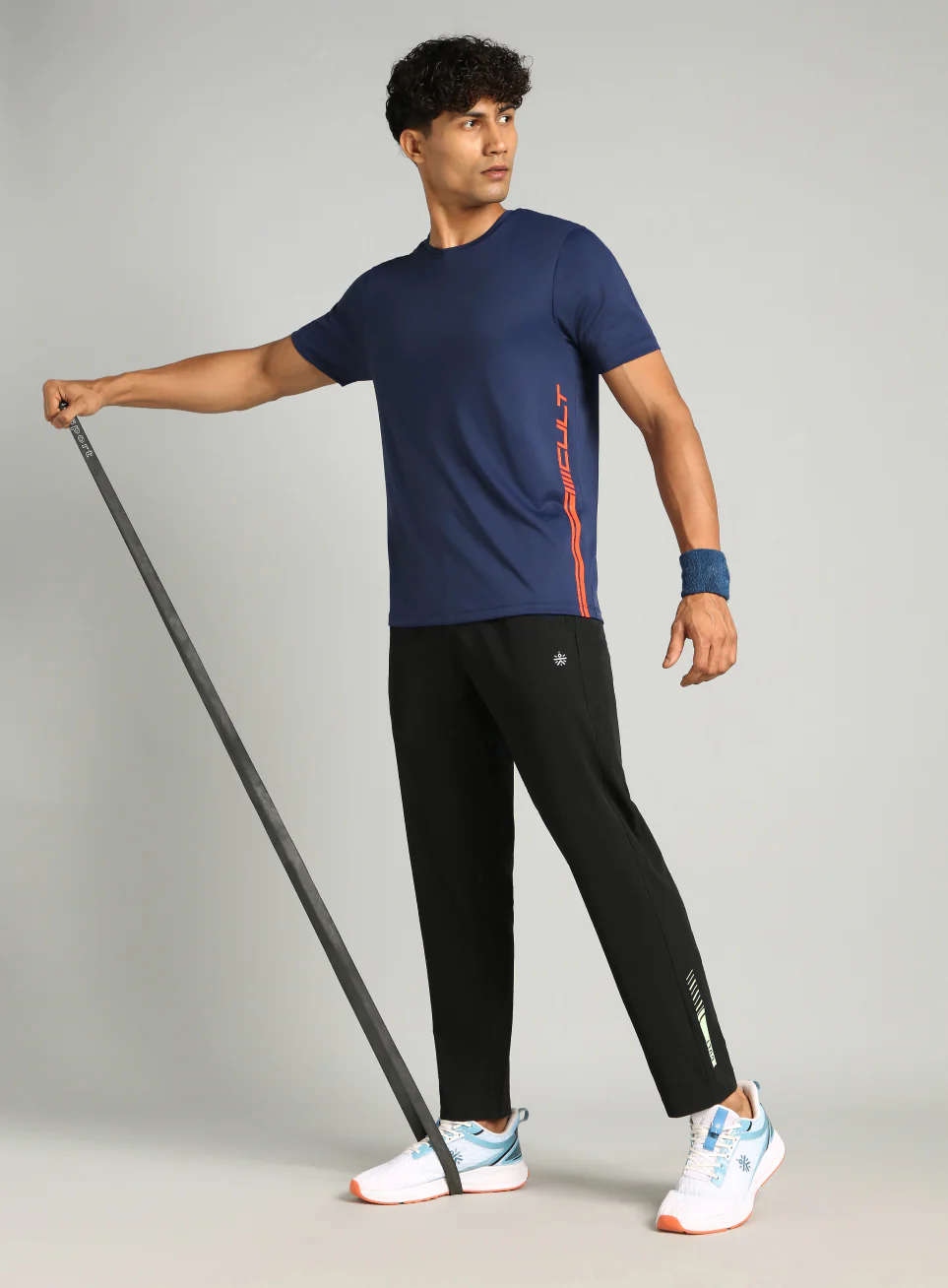 Men's Black Warm Up Training T-shirt - Image 3