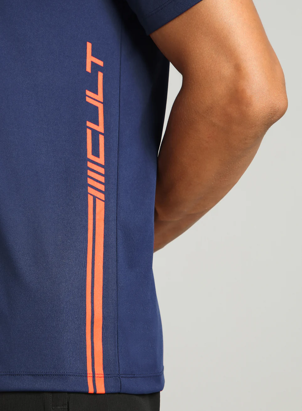 Men's Black Warm Up Training T-shirt - Image 8