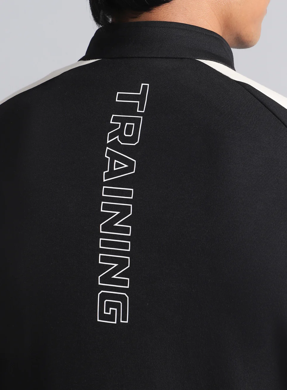 Men's Black Workout Essential Mid Layer Jacket - Image 11