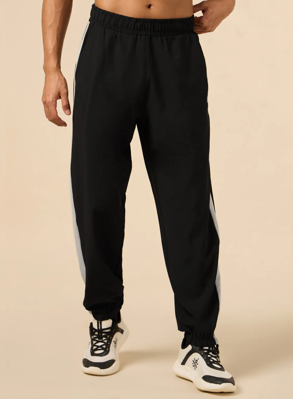 Men's Black Workout Joggers - Image 11