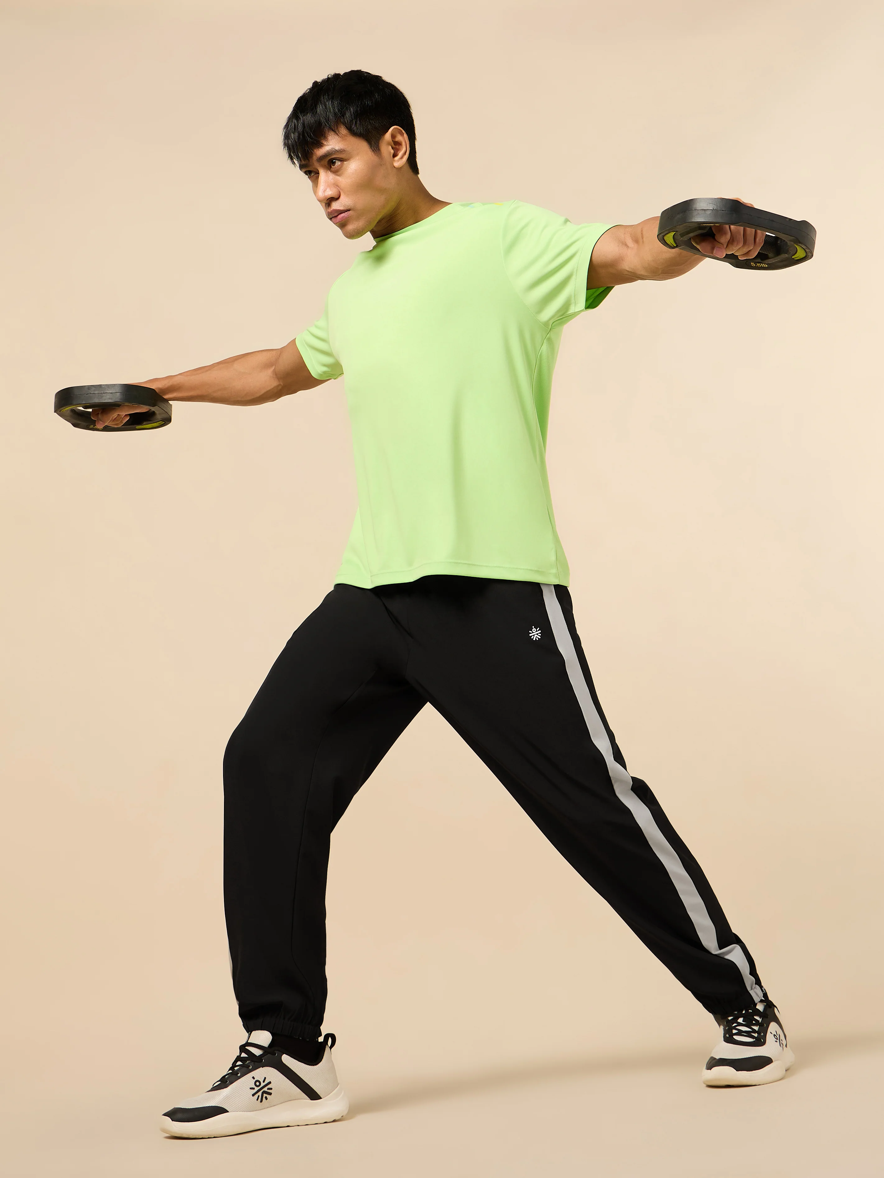 Men's Black Workout Joggers - Image 3