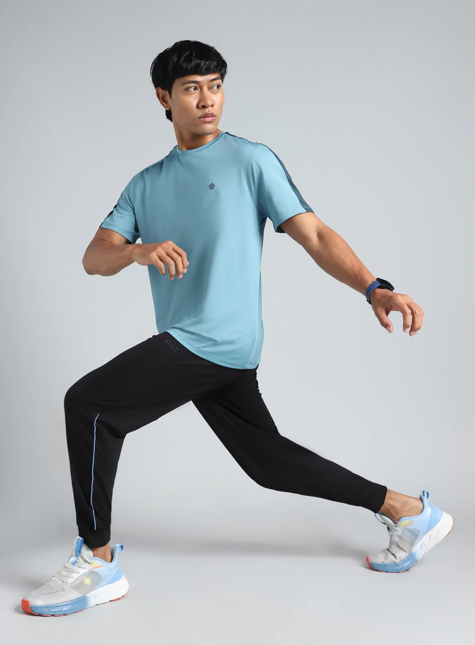 Men's Blue Active T-shirt - Image 2