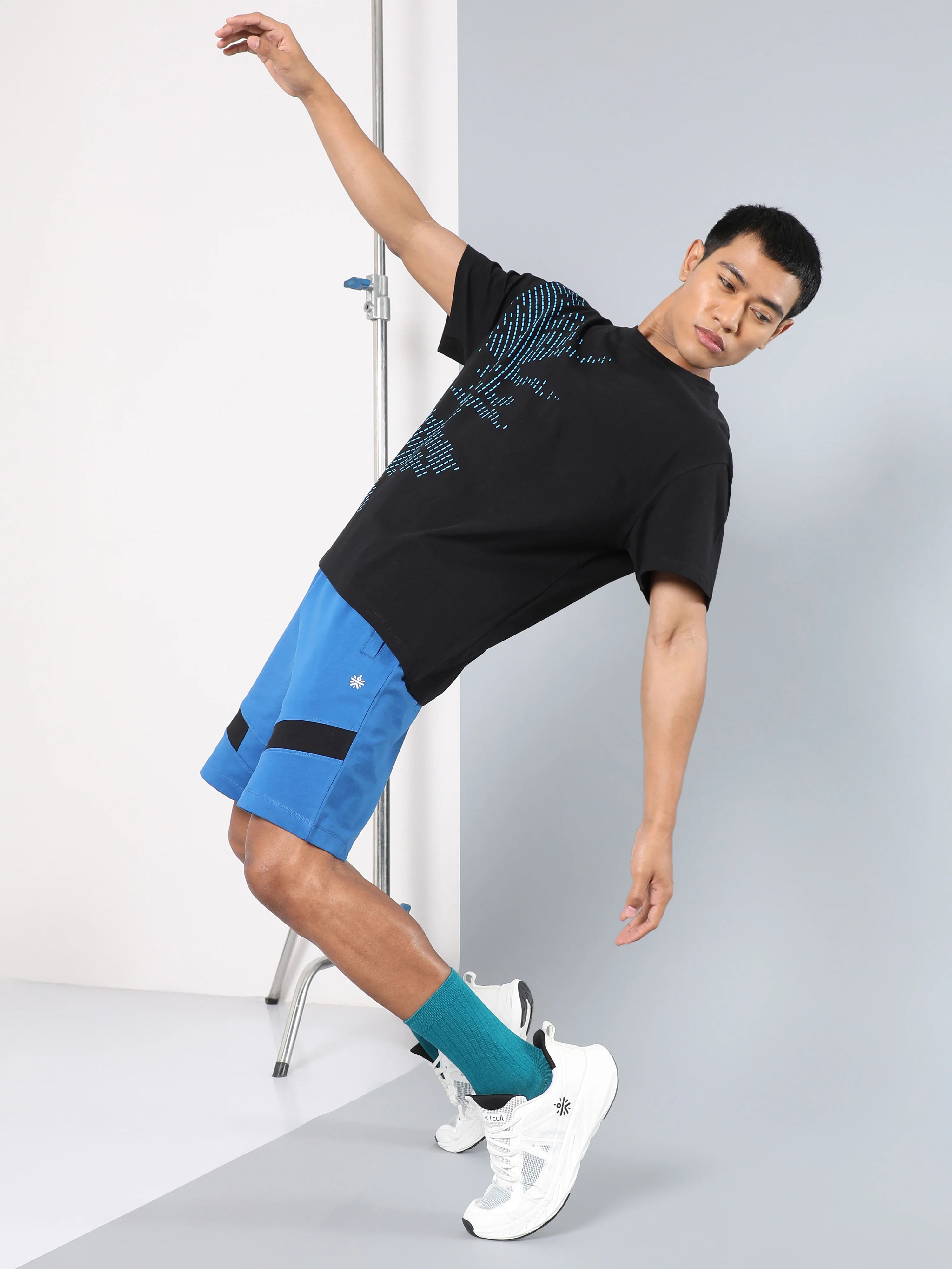 Men's Blue Beat it Shorts - Image 2