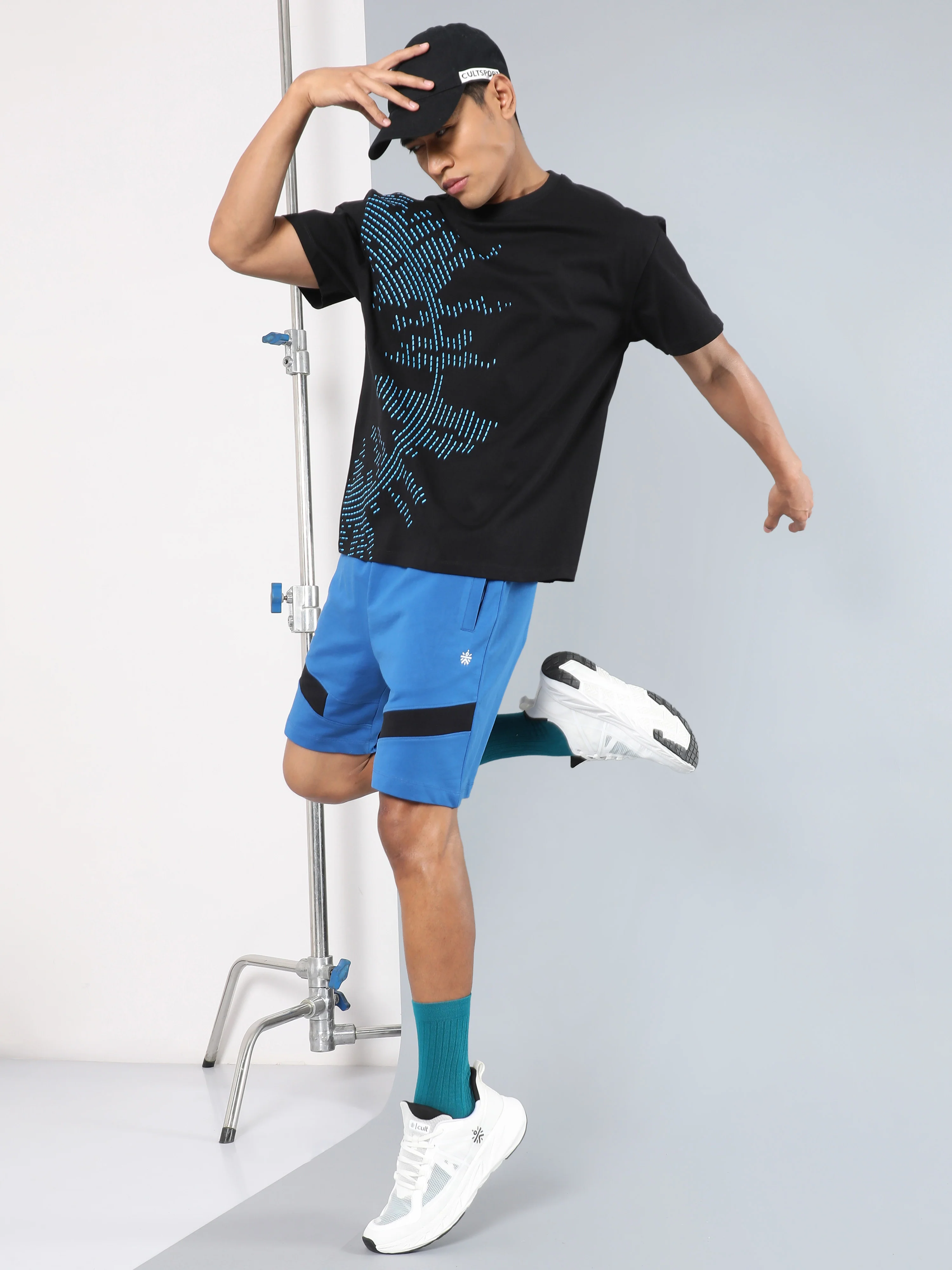 Men's Blue Beat it Shorts - Image 3