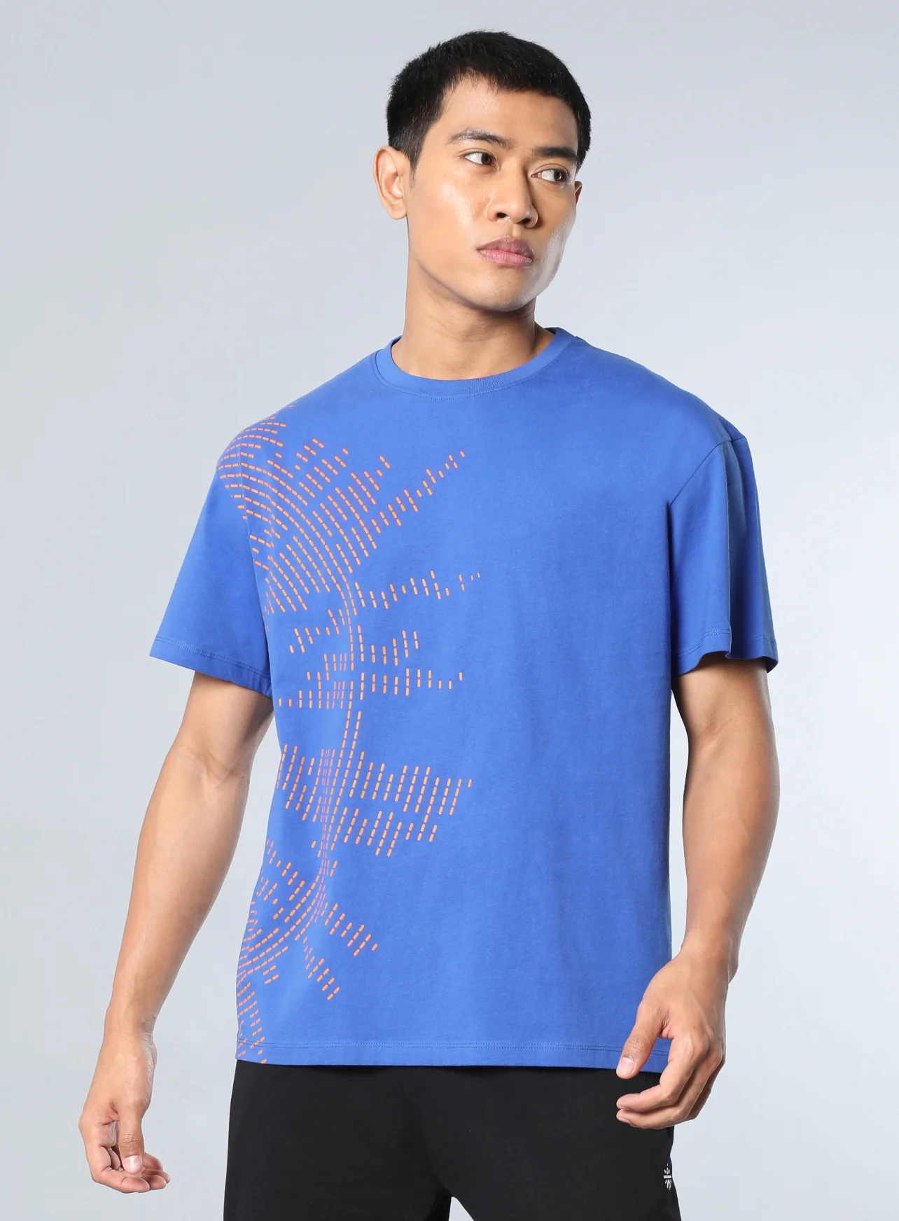 Men's Blue Beat it Relaxed fit T-shirt - Image 4