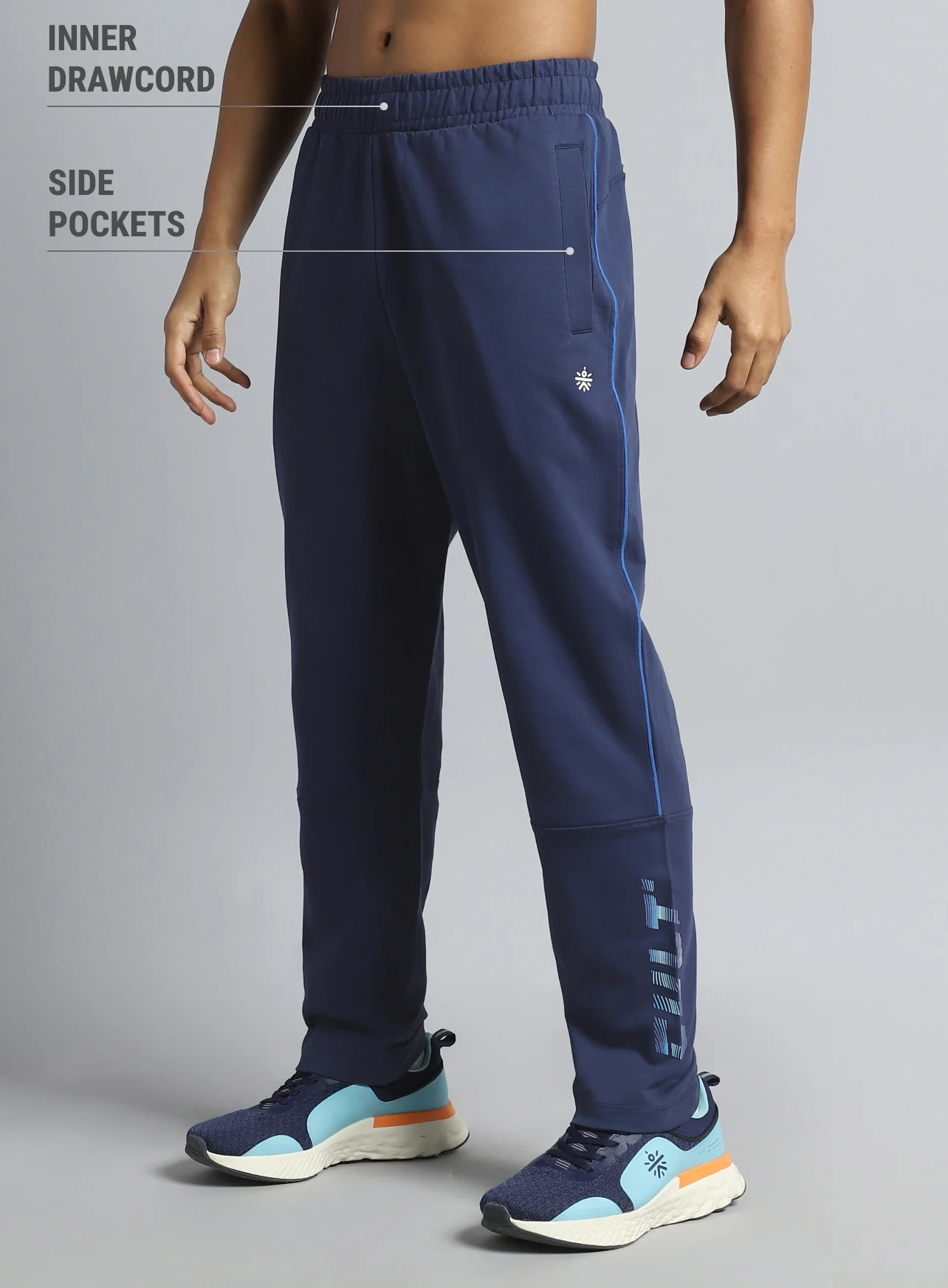 Men's Blue Dance Brand Carrier Trackpants - Image 5