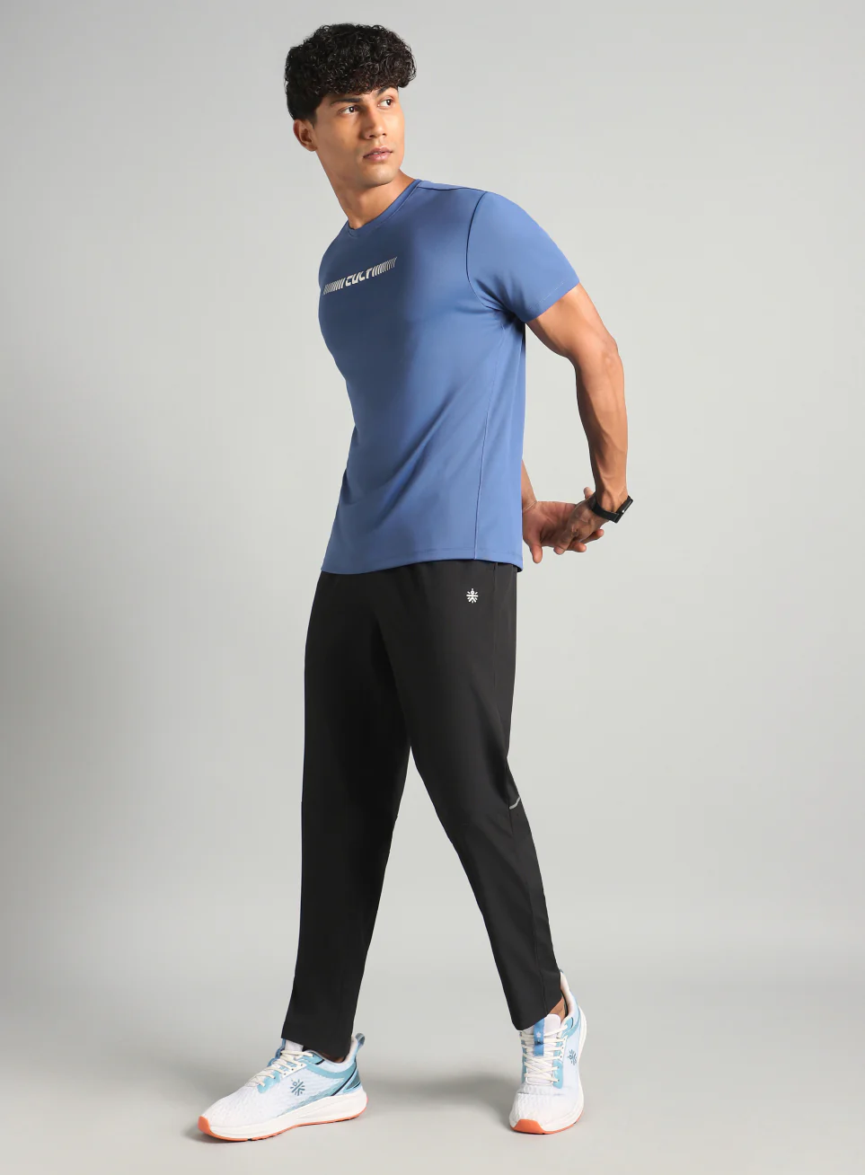 Men's Blue Everyday Performance T-shirt - Image 2