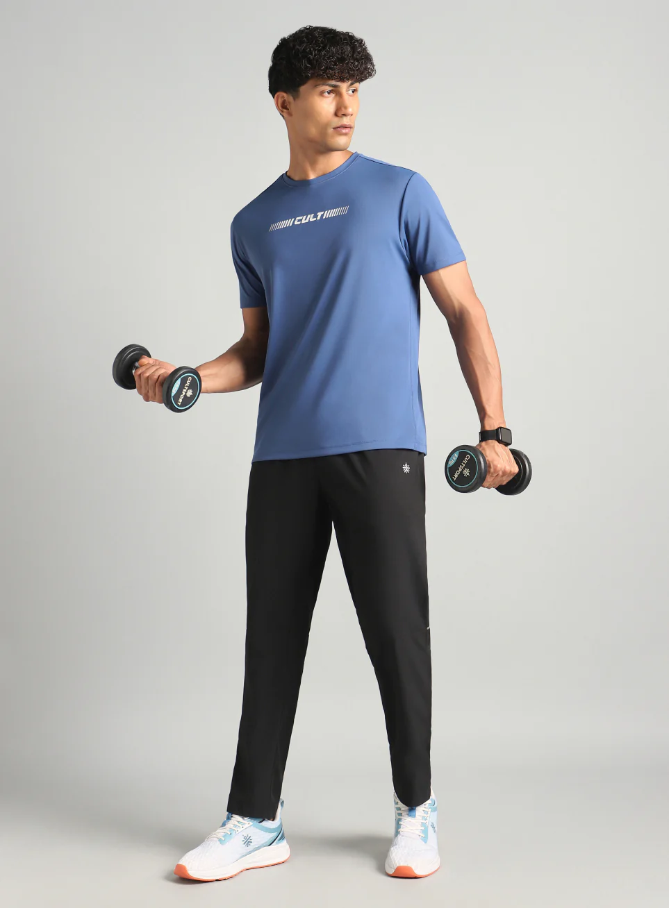 Men's Blue Everyday Performance T-shirt - Image 3