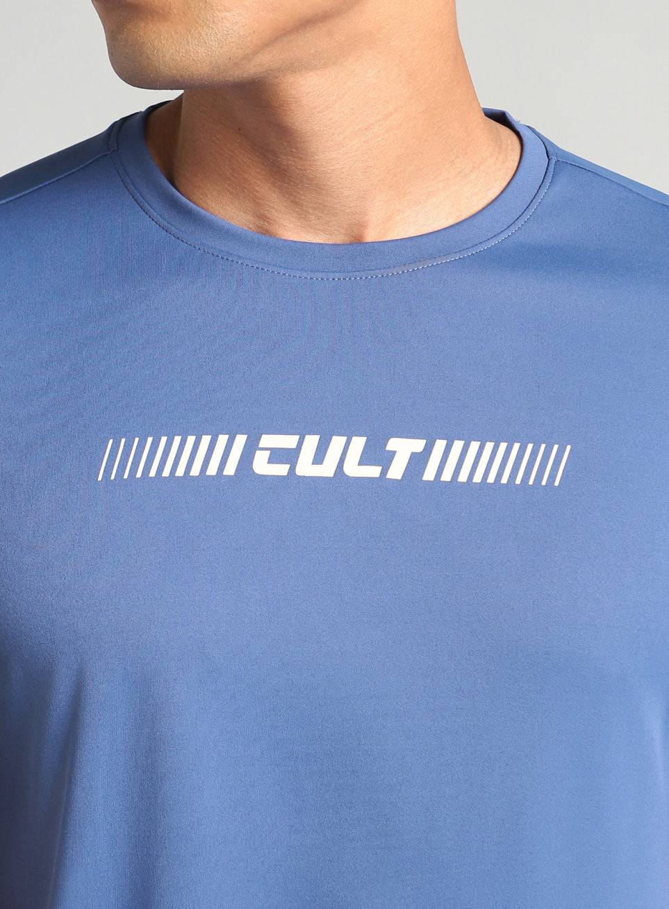 Men's Blue Everyday Performance T-shirt - Image 7