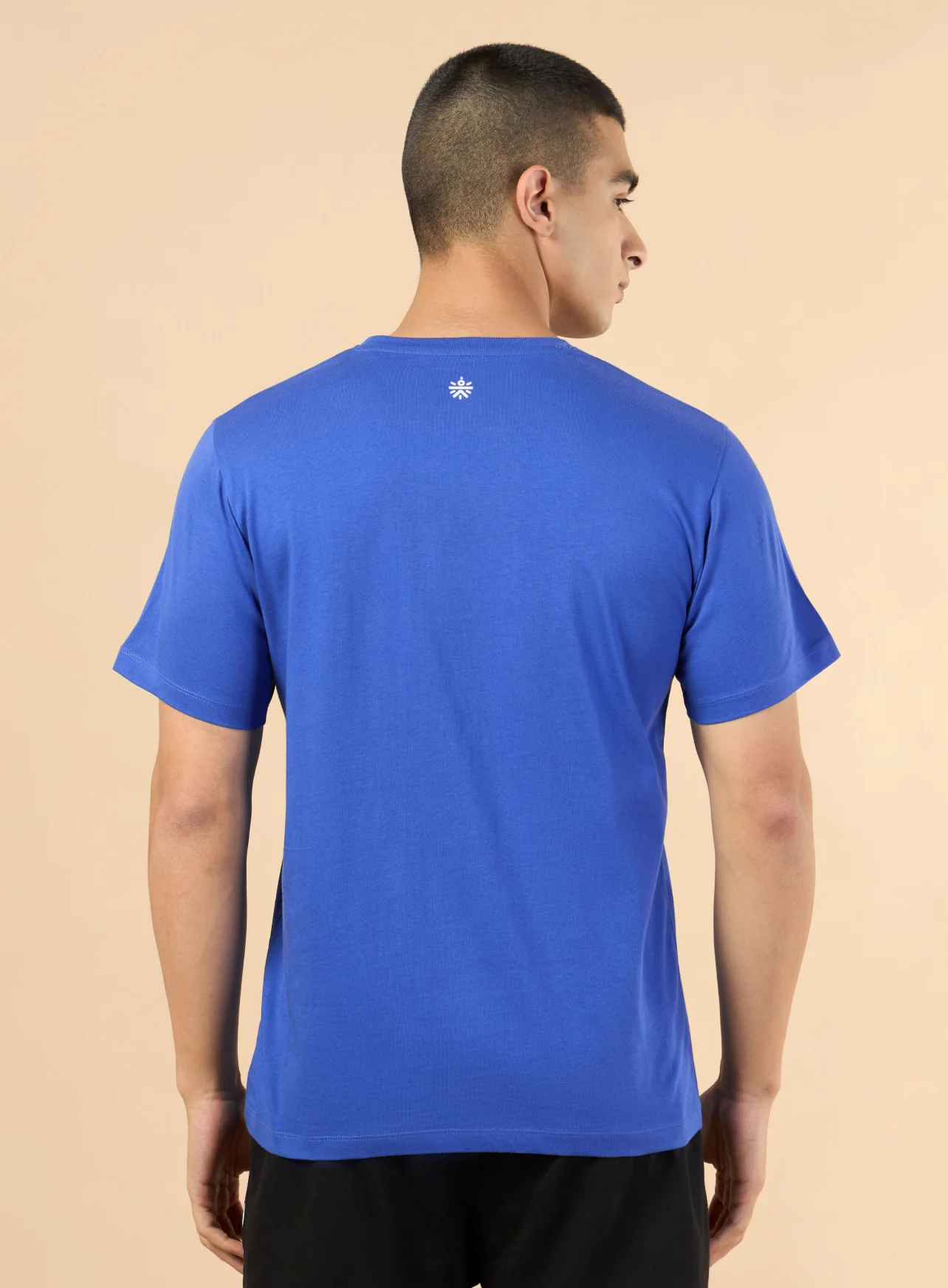 Men's Blue Marathon Graphic T-shirt - Image 6